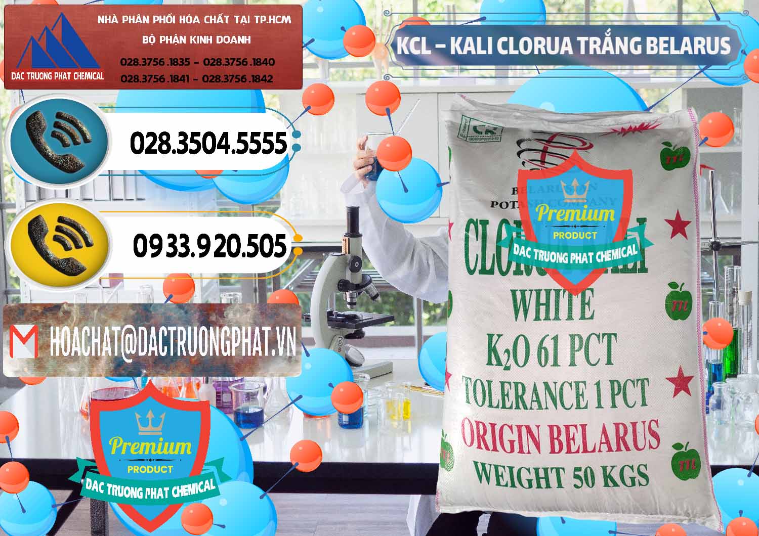 Nơi kinh doanh _ bán KCL – Kali Clorua Trắng Belarus - 0085 - Nhà phân phối và bán hóa chất tại TP.HCM - hoachatdetnhuom.vn