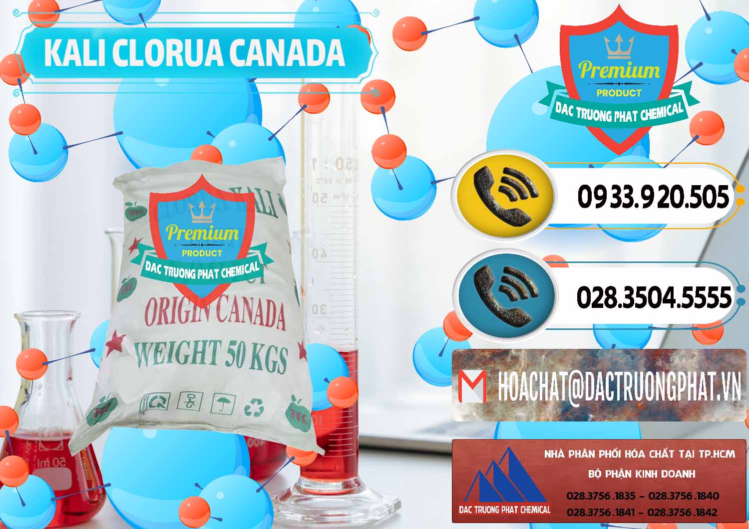 Công ty nhập khẩu & bán KCL – Kali Clorua Trắng Canada - 0437 - Đơn vị chuyên phân phối và nhập khẩu hóa chất tại TP.HCM - hoachatdetnhuom.vn