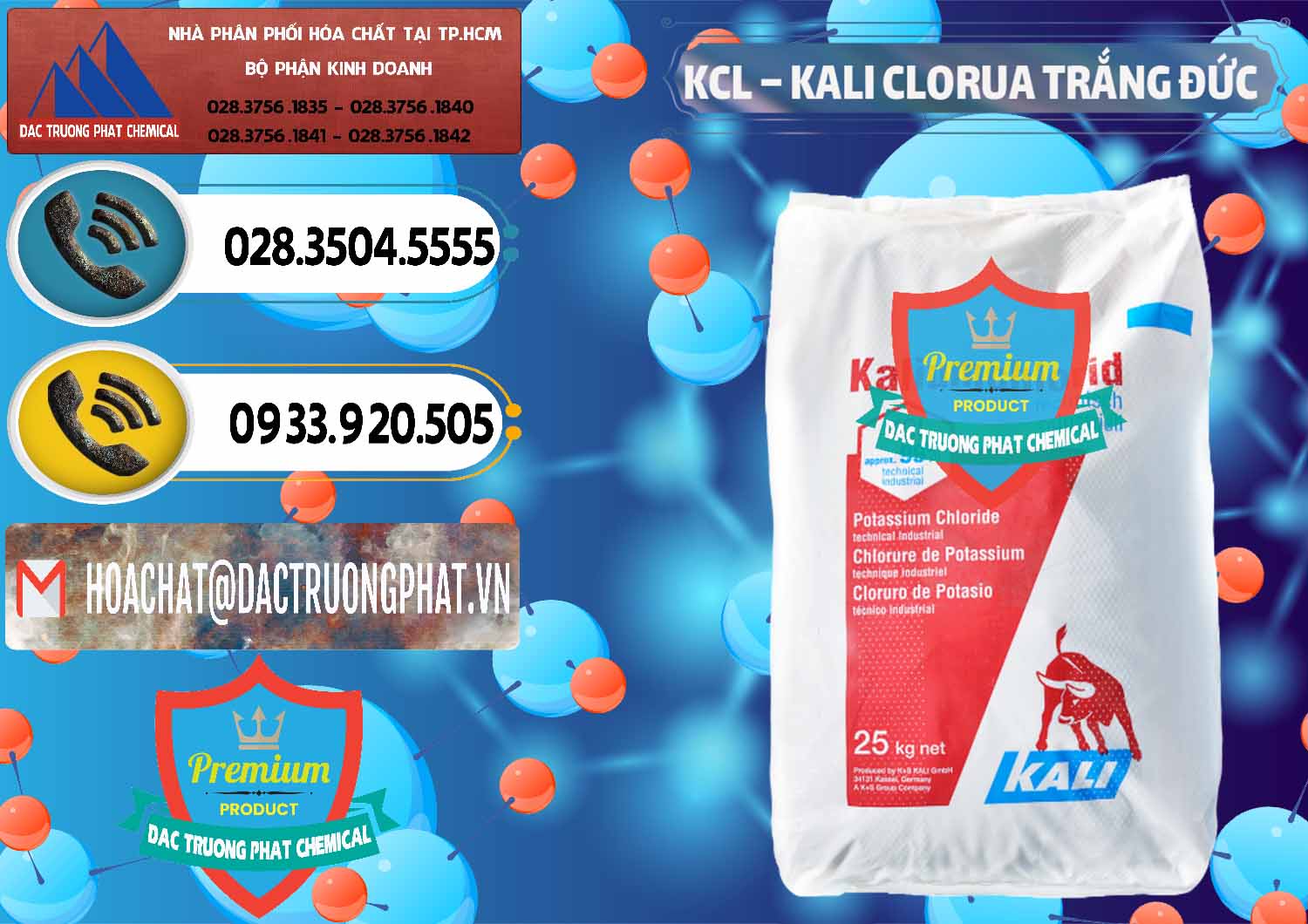 Chuyên cung ứng - bán KCL – Kali Clorua Trắng Đức Germany - 0086 - Đơn vị kinh doanh & cung cấp hóa chất tại TP.HCM - hoachatdetnhuom.vn