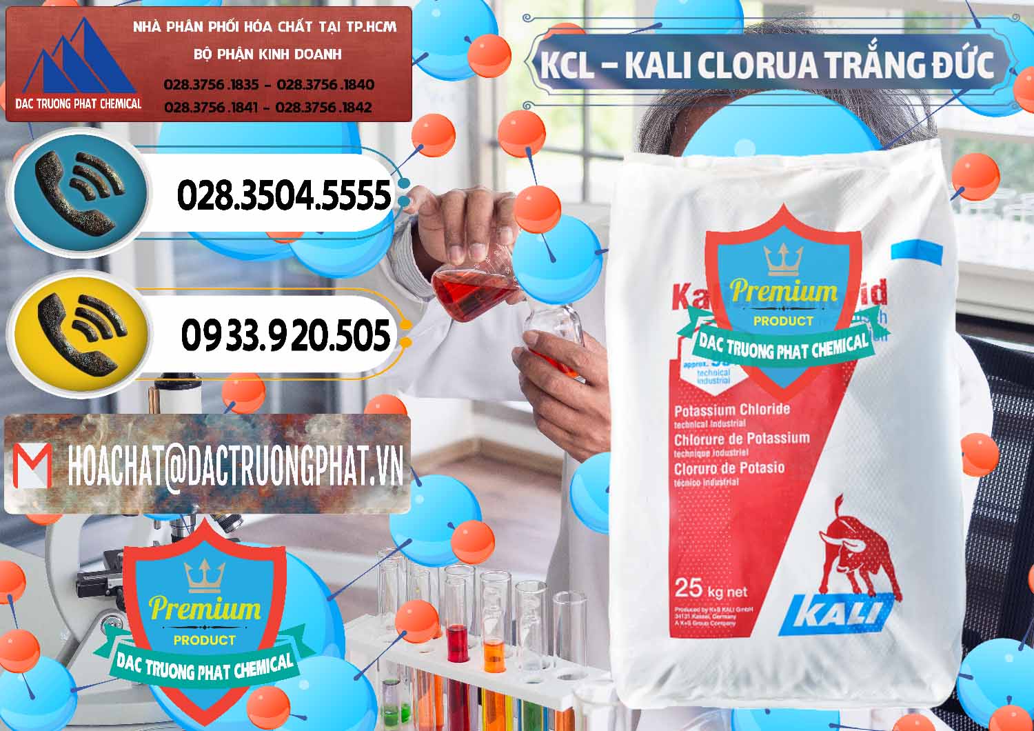 Nơi kinh doanh - bán KCL – Kali Clorua Trắng Đức Germany - 0086 - Nhập khẩu ( cung cấp ) hóa chất tại TP.HCM - hoachatdetnhuom.vn