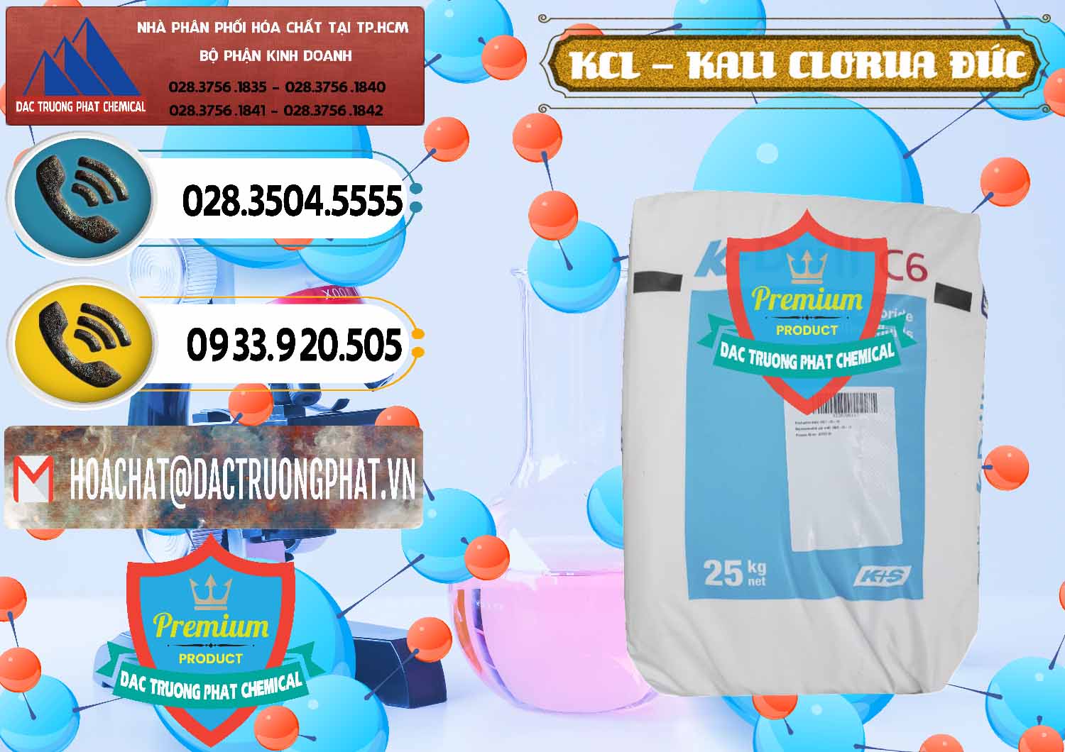 Nơi chuyên phân phối _ bán KCL – Kali Clorua Trắng K DRILL Đức Germany - 0428 - Nơi chuyên bán và phân phối hóa chất tại TP.HCM - hoachatdetnhuom.vn