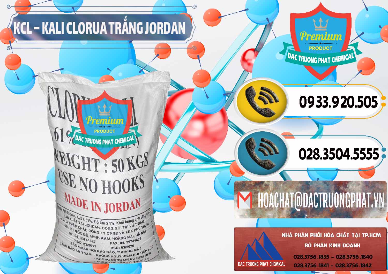 Cung ứng và bán KCL – Kali Clorua Trắng Jordan - 0088 - Đơn vị cung cấp và kinh doanh hóa chất tại TP.HCM - hoachatdetnhuom.vn