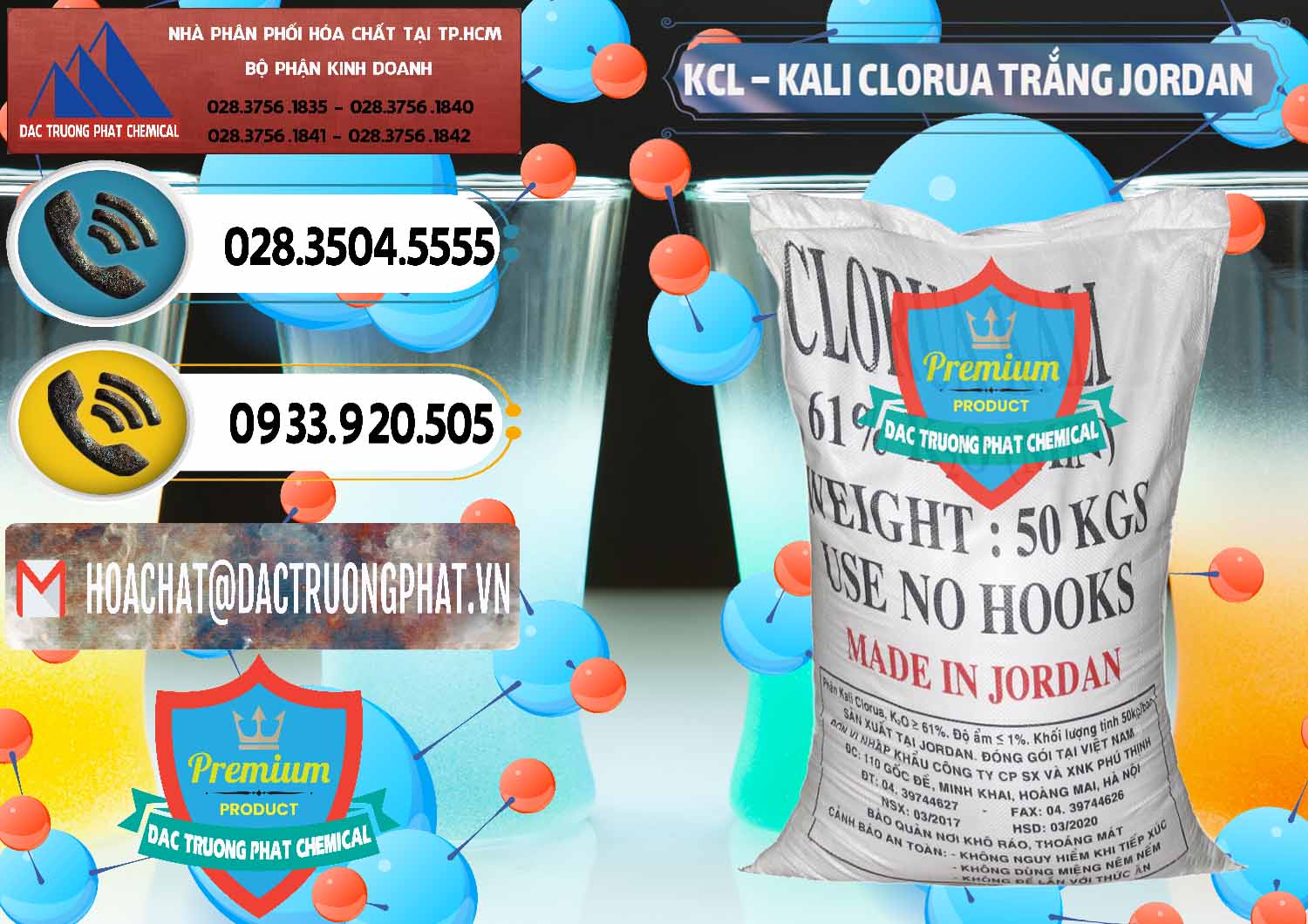 Công ty chuyên cung cấp ( bán ) KCL – Kali Clorua Trắng Jordan - 0088 - Công ty bán & cung cấp hóa chất tại TP.HCM - hoachatdetnhuom.vn