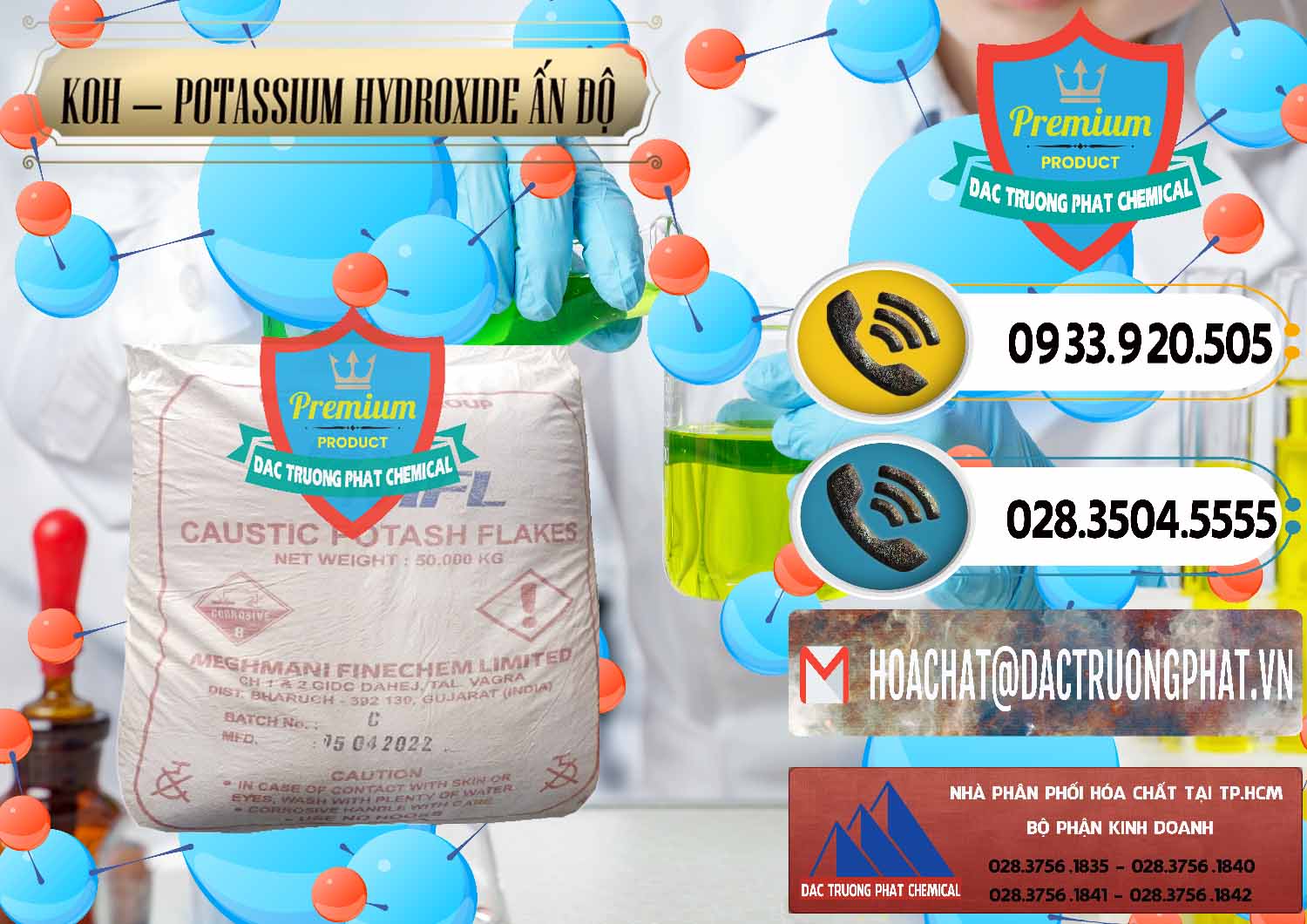 Cty chuyên bán - cung ứng KOH ( 90%) – Potassium Hydroxide Ấn Độ India - 0352 - Kinh doanh & cung cấp hóa chất tại TP.HCM - hoachatdetnhuom.vn