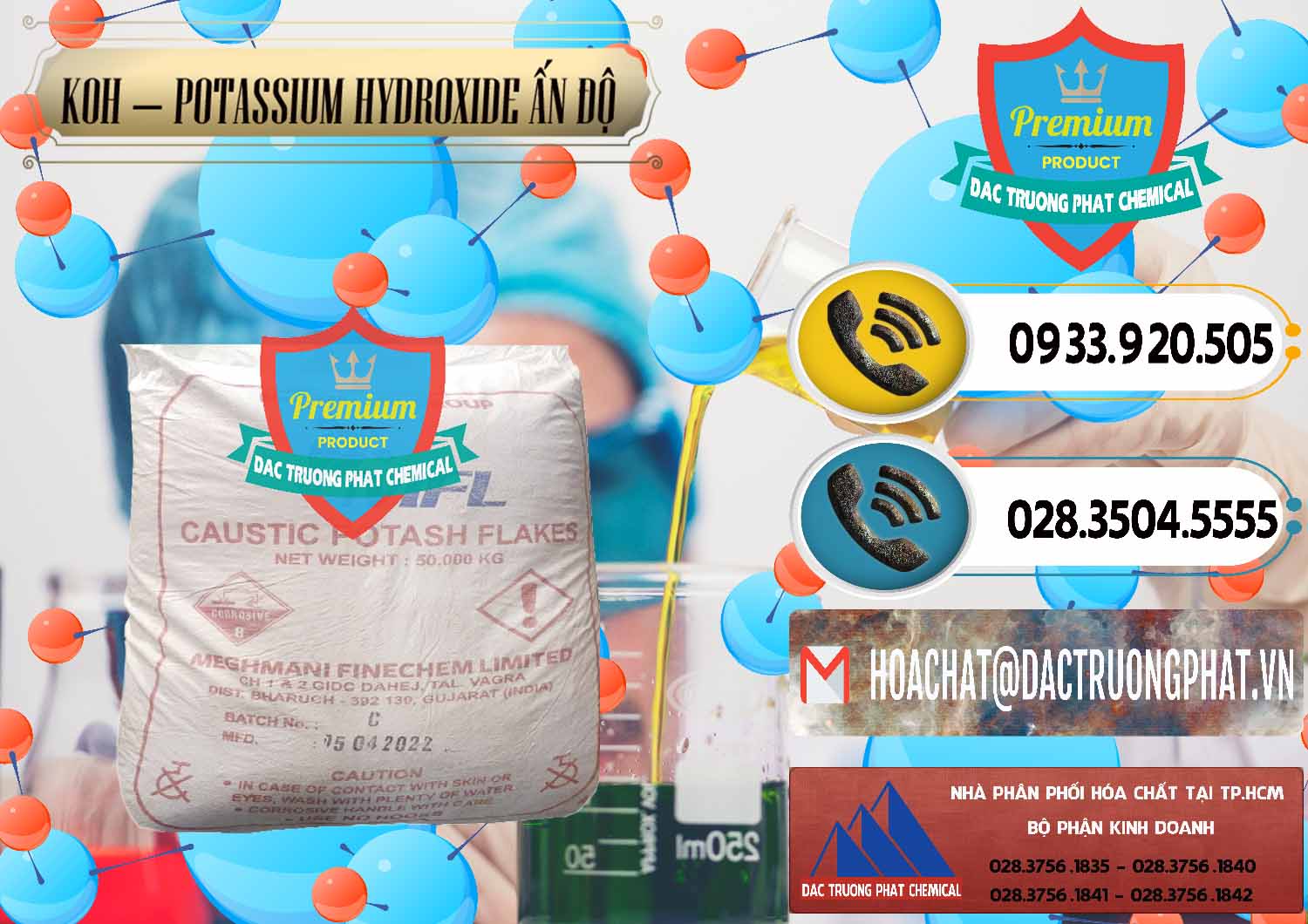 Cty bán ( phân phối ) KOH ( 90%) – Potassium Hydroxide Ấn Độ India - 0352 - Nơi chuyên kinh doanh ( cung cấp ) hóa chất tại TP.HCM - hoachatdetnhuom.vn