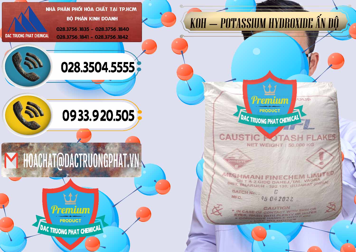 Chuyên phân phối _ bán KOH ( 90%) – Potassium Hydroxide Ấn Độ India - 0352 - Nơi cung cấp và nhập khẩu hóa chất tại TP.HCM - hoachatdetnhuom.vn