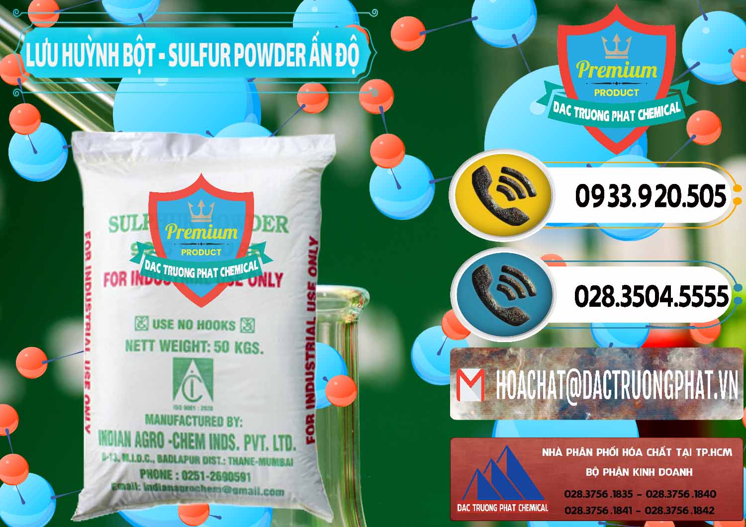 Phân phối ( bán ) Lưu huỳnh Bột - Sulfur Powder Ấn Độ India - 0347 - Cung cấp và phân phối hóa chất tại TP.HCM - hoachatdetnhuom.vn