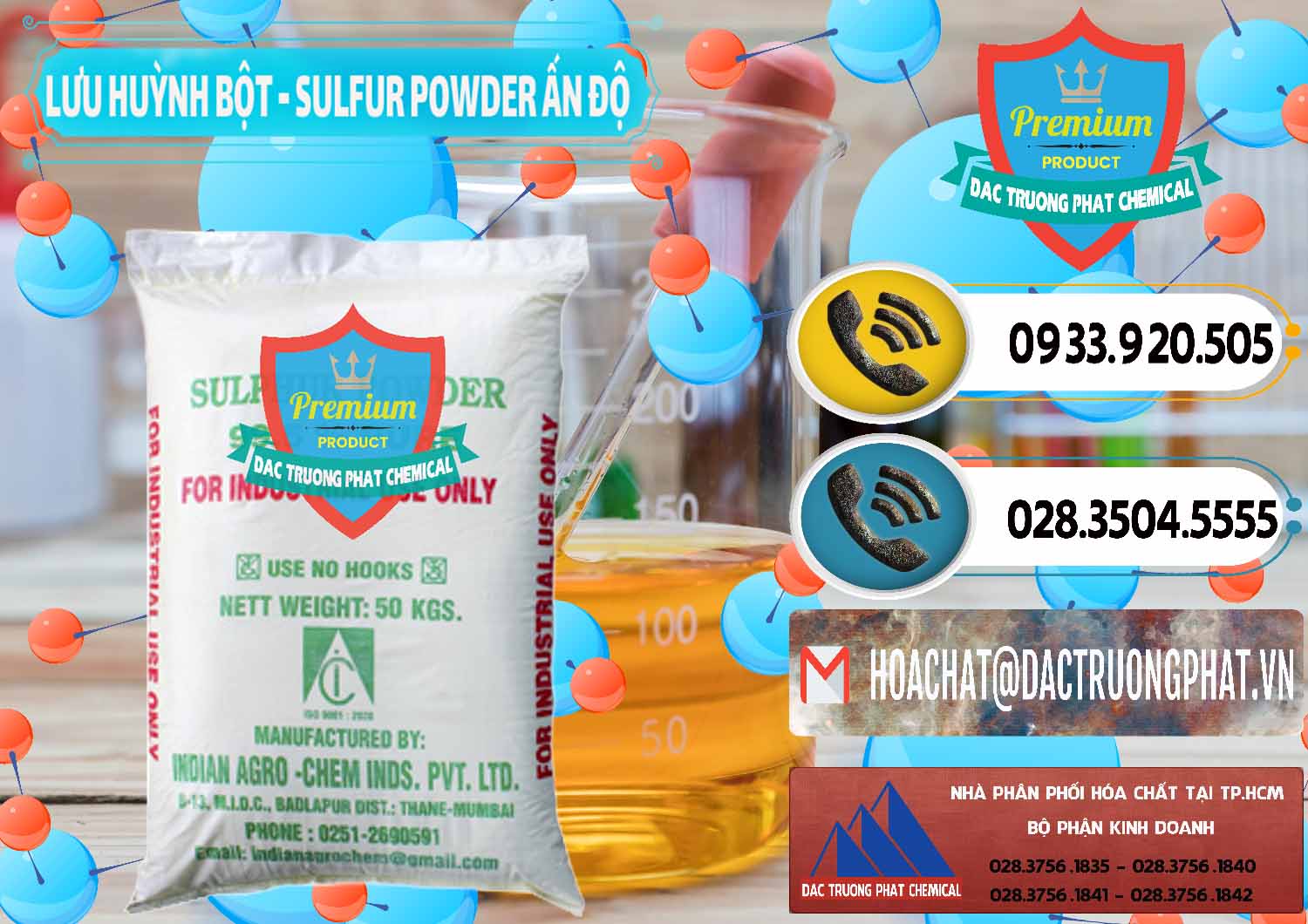 Nơi chuyên bán và phân phối Lưu huỳnh Bột - Sulfur Powder Ấn Độ India - 0347 - Chuyên cung cấp - bán hóa chất tại TP.HCM - hoachatdetnhuom.vn