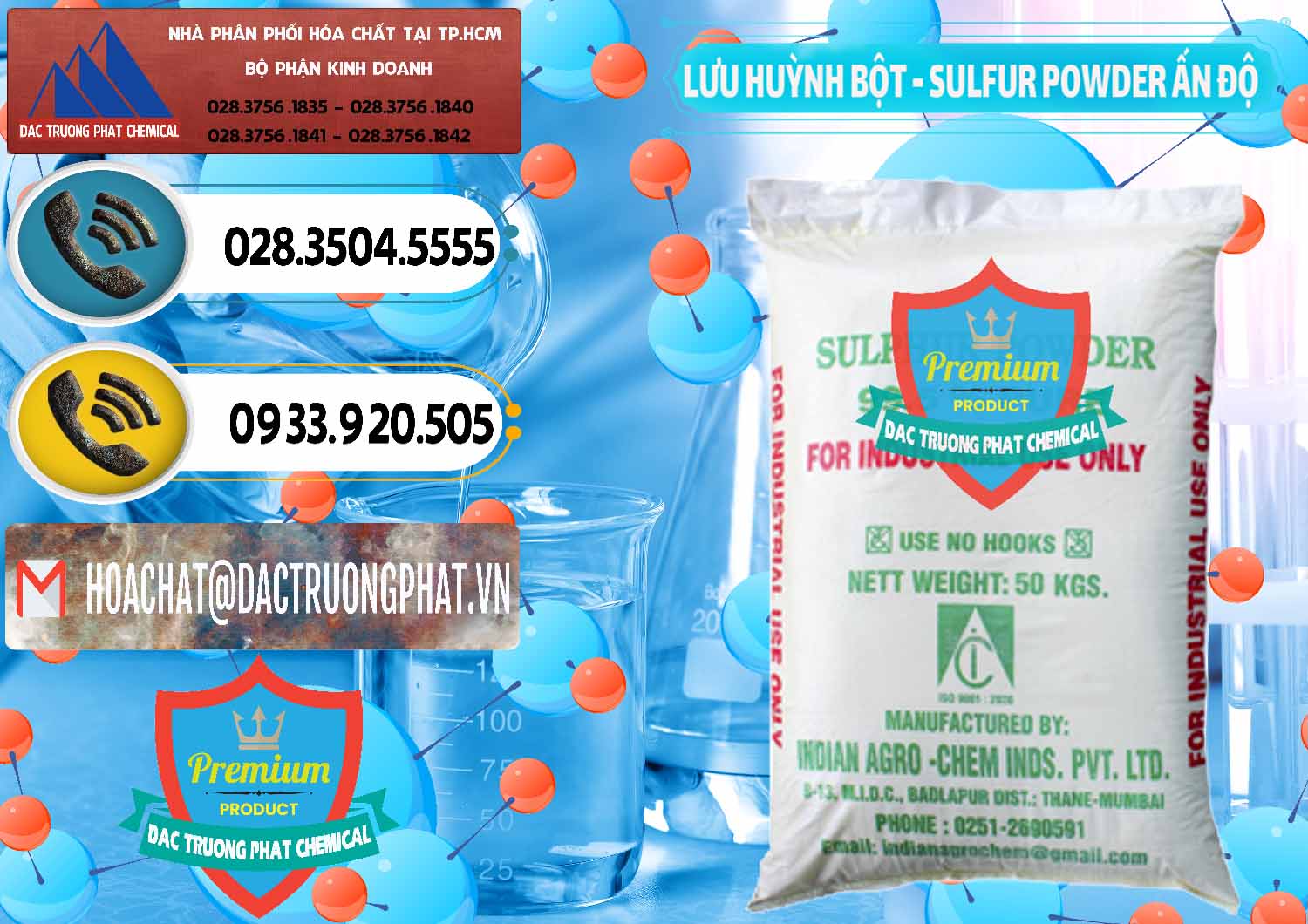Nơi chuyên bán ( cung ứng ) Lưu huỳnh Bột - Sulfur Powder Ấn Độ India - 0347 - Công ty chuyên cung cấp & kinh doanh hóa chất tại TP.HCM - hoachatdetnhuom.vn