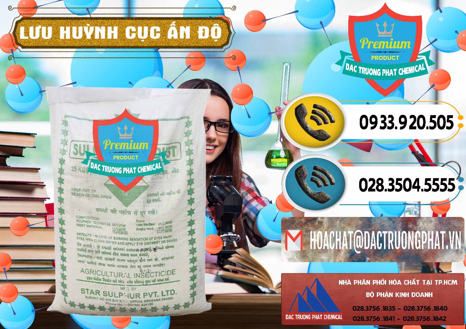 Cty nhập khẩu & bán Lưu huỳnh Cục - Sulfur Ấn Độ India - 0348 - Đơn vị bán & phân phối hóa chất tại TP.HCM - hoachatdetnhuom.vn