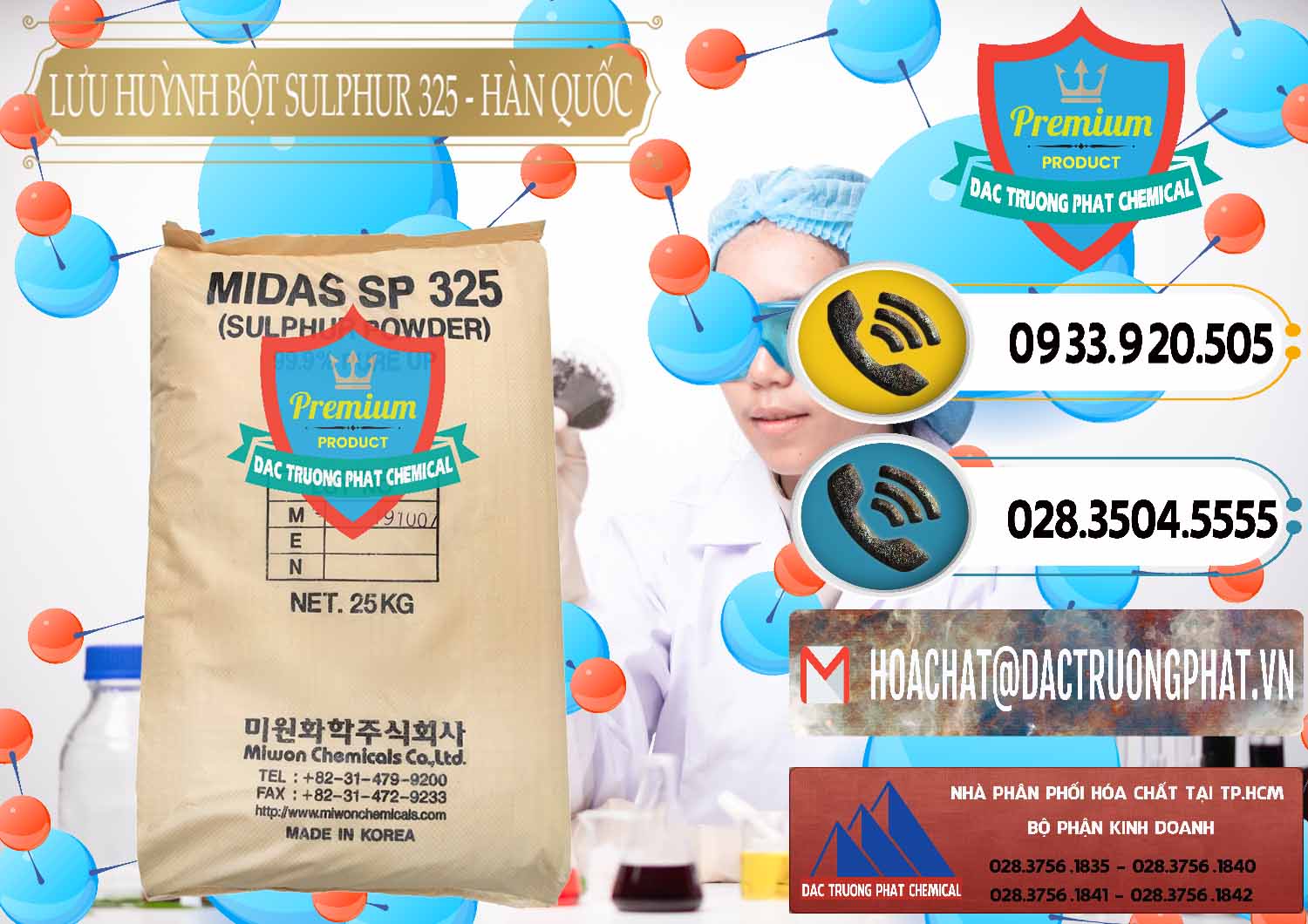Công ty bán & cung ứng Lưu huỳnh Bột - Sulfur Powder Midas SP 325 Hàn Quốc Korea - 0198 - Cung cấp và phân phối hóa chất tại TP.HCM - hoachatdetnhuom.vn