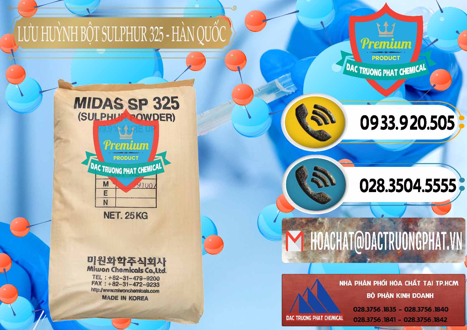 Nơi chuyên bán _ cung ứng Lưu huỳnh Bột - Sulfur Powder Midas SP 325 Hàn Quốc Korea - 0198 - Công ty nhập khẩu ( phân phối ) hóa chất tại TP.HCM - hoachatdetnhuom.vn