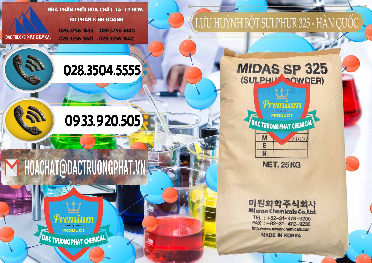 Nhà phân phối & bán Lưu huỳnh Bột - Sulfur Powder Midas SP 325 Hàn Quốc Korea - 0198 - Cung cấp ( phân phối ) hóa chất tại TP.HCM - hoachatdetnhuom.vn