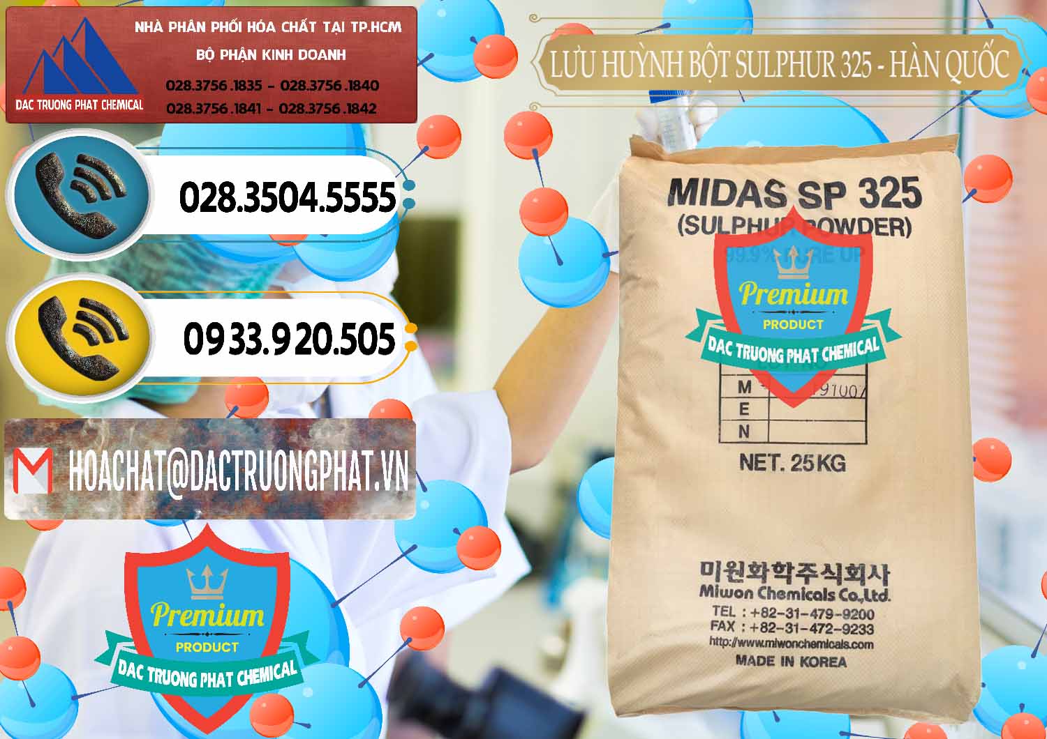 Đơn vị bán và phân phối Lưu huỳnh Bột - Sulfur Powder Midas SP 325 Hàn Quốc Korea - 0198 - Cty phân phối ( cung cấp ) hóa chất tại TP.HCM - hoachatdetnhuom.vn
