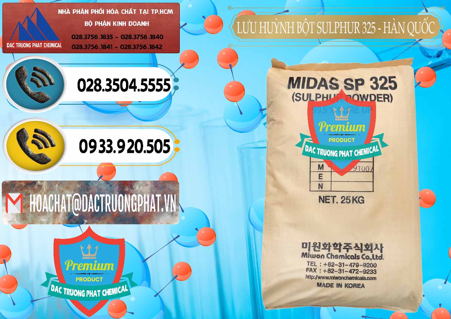 Nơi chuyên bán ( cung cấp ) Lưu huỳnh Bột - Sulfur Powder Midas SP 325 Hàn Quốc Korea - 0198 - Công ty cung cấp ( phân phối ) hóa chất tại TP.HCM - hoachatdetnhuom.vn