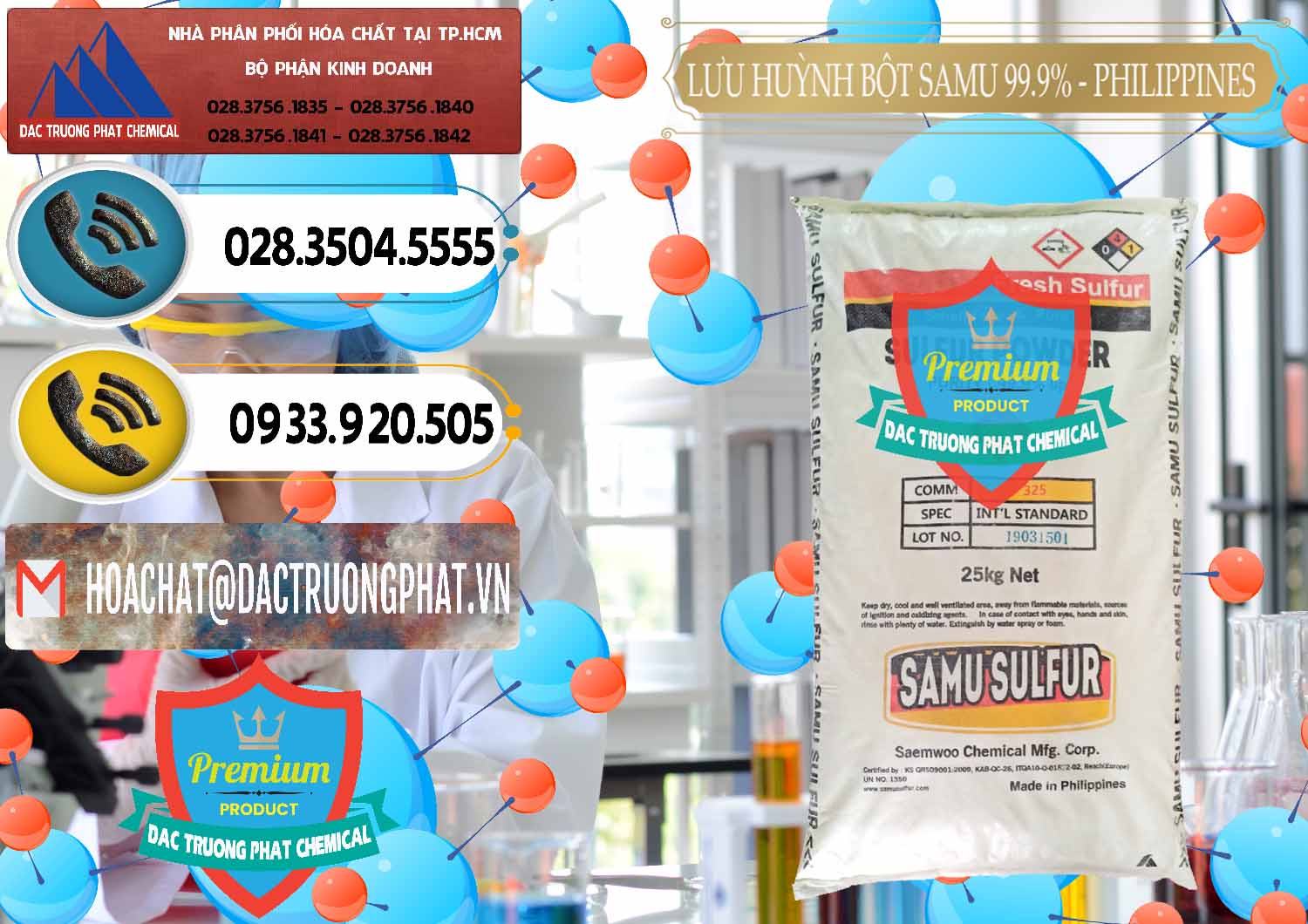 Cty bán - cung cấp Lưu huỳnh Bột - Sulfur Powder Samu Philippines - 0201 - Công ty phân phối & cung cấp hóa chất tại TP.HCM - hoachatdetnhuom.vn
