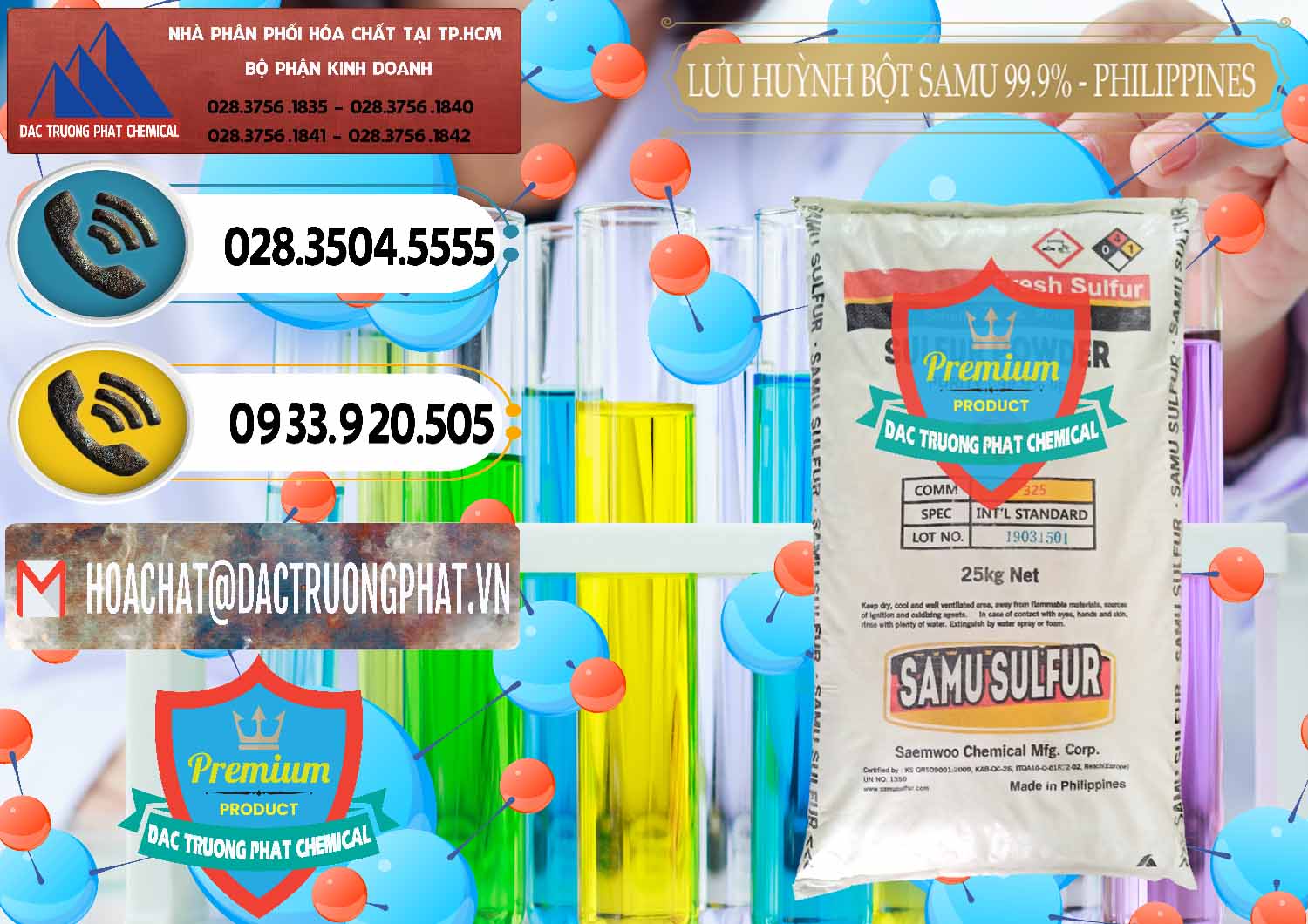 Cty chuyên bán ( cung cấp ) Lưu huỳnh Bột - Sulfur Powder Samu Philippines - 0201 - Công ty bán và phân phối hóa chất tại TP.HCM - hoachatdetnhuom.vn