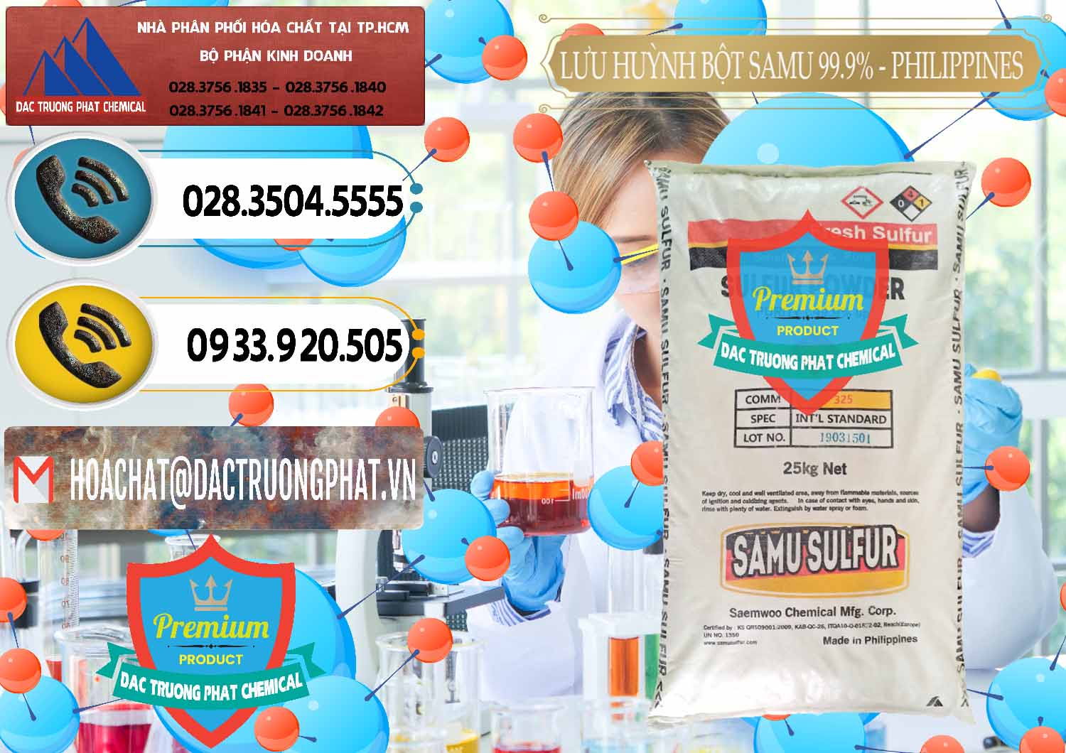 Kinh doanh - bán Lưu huỳnh Bột - Sulfur Powder Samu Philippines - 0201 - Cty kinh doanh _ cung cấp hóa chất tại TP.HCM - hoachatdetnhuom.vn