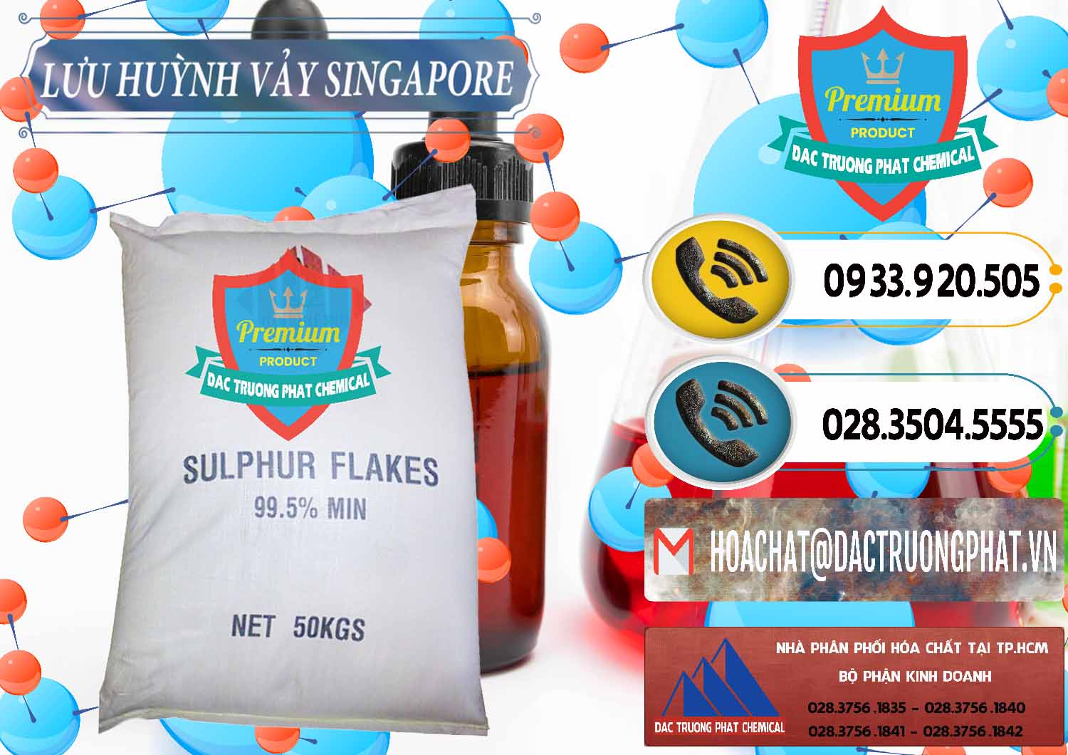 Bán & phân phối Lưu huỳnh Vảy - Sulfur Flakes Singapore - 0346 - Nơi cung ứng & phân phối hóa chất tại TP.HCM - hoachatdetnhuom.vn