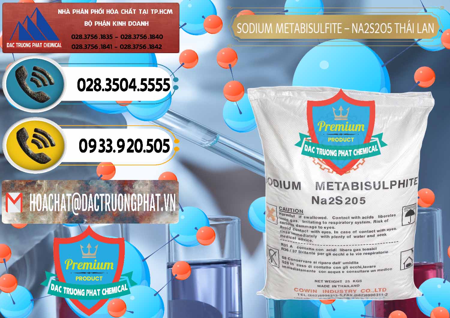 Đơn vị chuyên bán & cung cấp Sodium Metabisulfite - NA2S2O5 Thái Lan Cowin - 0145 - Chuyên phân phối ( cung cấp ) hóa chất tại TP.HCM - hoachatdetnhuom.vn