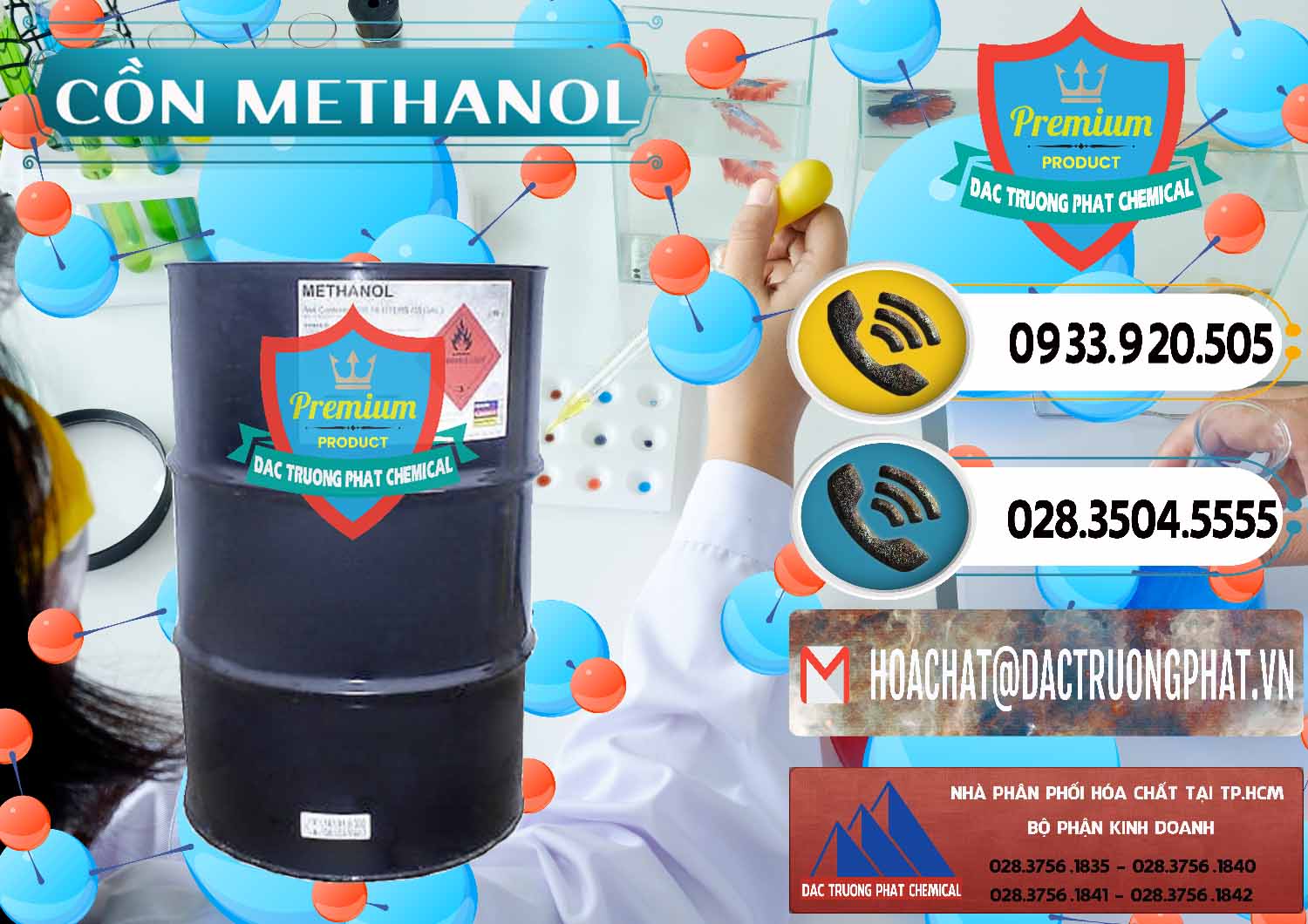 Nơi nhập khẩu _ bán Cồn Methanol - Methyl Alcohol Mã Lai Malaysia - 0331 - Nơi cung ứng _ phân phối hóa chất tại TP.HCM - hoachatdetnhuom.vn