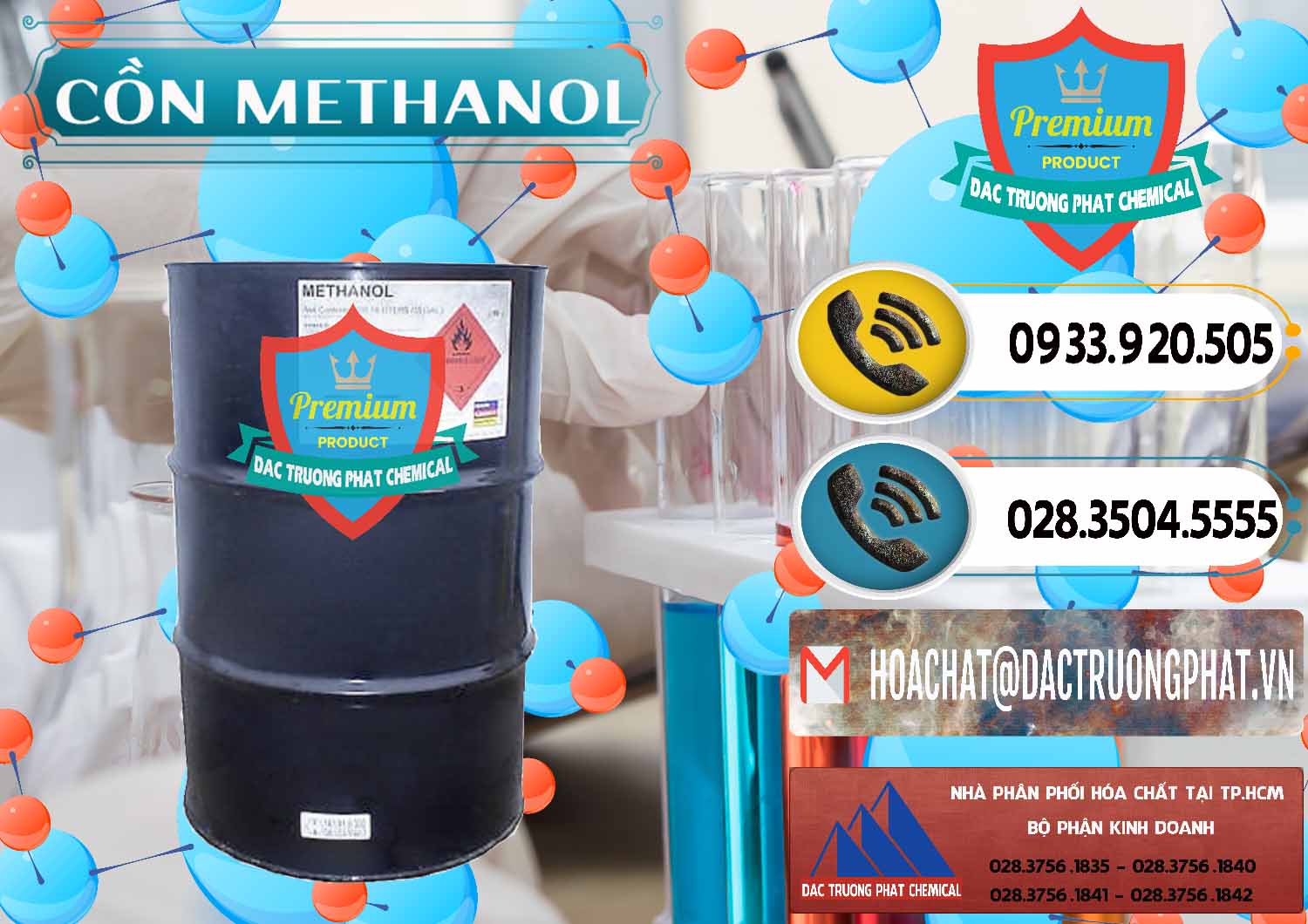 Công ty cung ứng ( bán ) Cồn Methanol - Methyl Alcohol Mã Lai Malaysia - 0331 - Cty chuyên kinh doanh & phân phối hóa chất tại TP.HCM - hoachatdetnhuom.vn