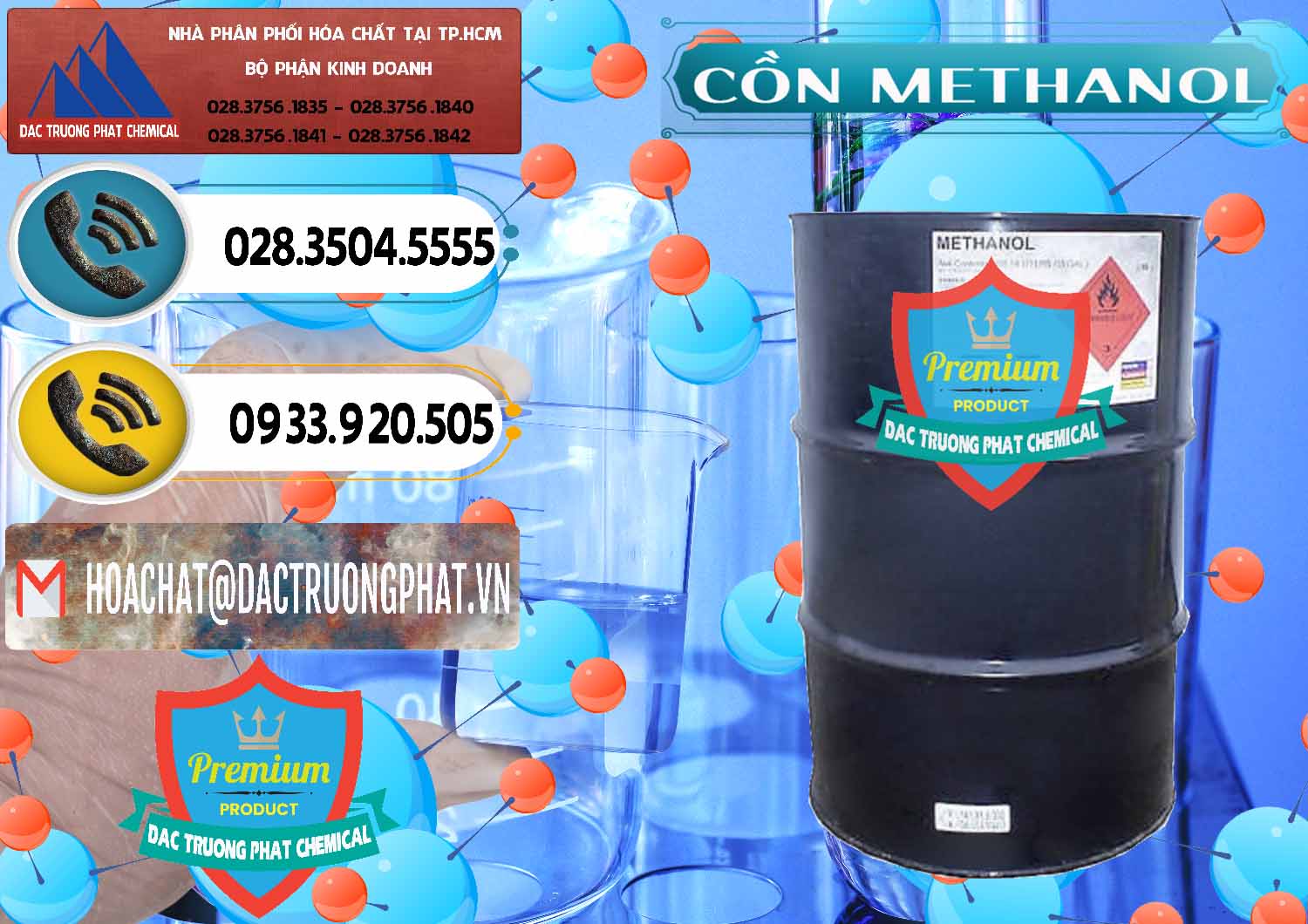 Cty chuyên bán _ cung ứng Cồn Methanol - Methyl Alcohol Mã Lai Malaysia - 0331 - Nơi chuyên kinh doanh ( phân phối ) hóa chất tại TP.HCM - hoachatdetnhuom.vn