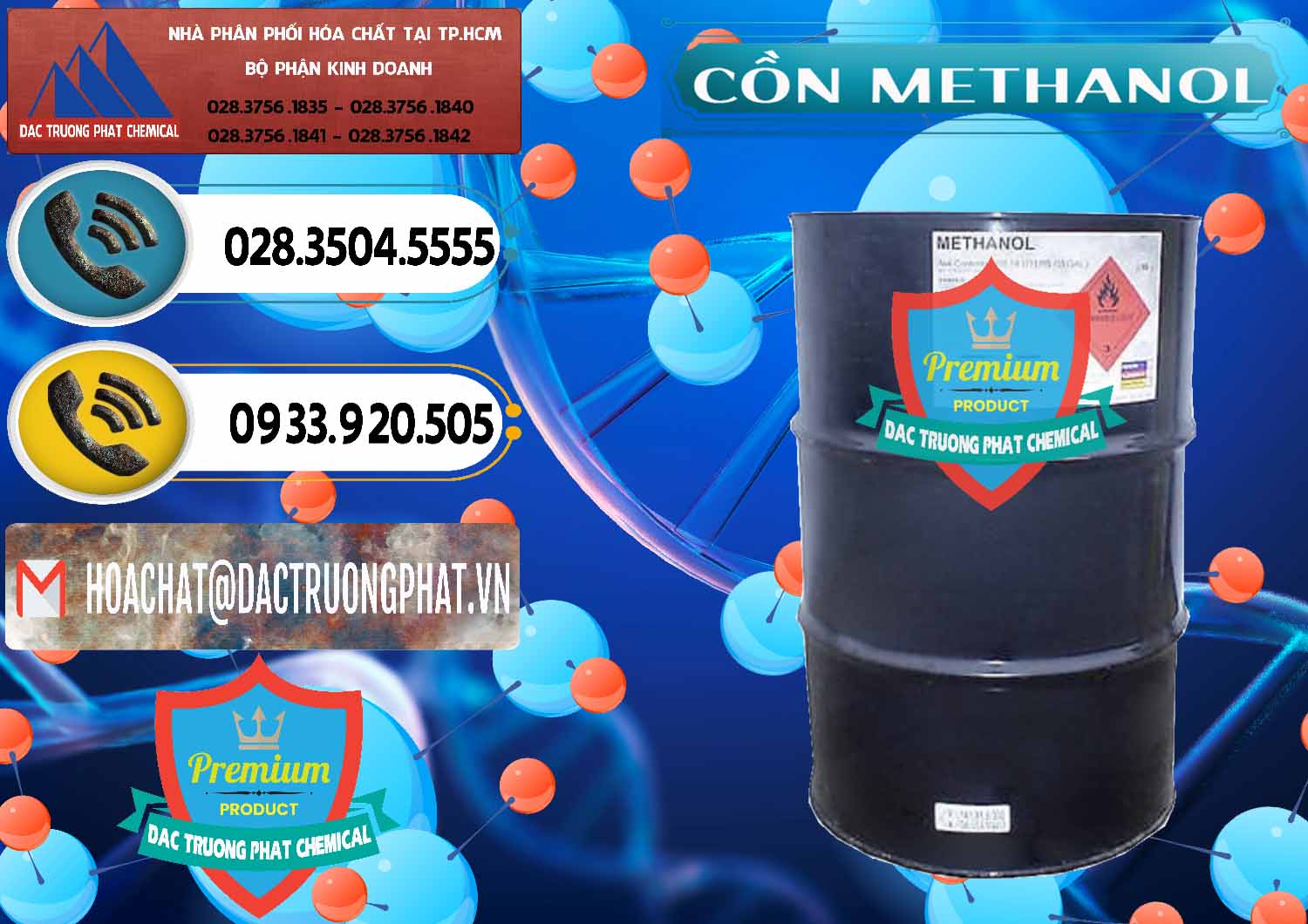 Chuyên phân phối - bán Cồn Methanol - Methyl Alcohol Mã Lai Malaysia - 0331 - Nơi phân phối và bán hóa chất tại TP.HCM - hoachatdetnhuom.vn