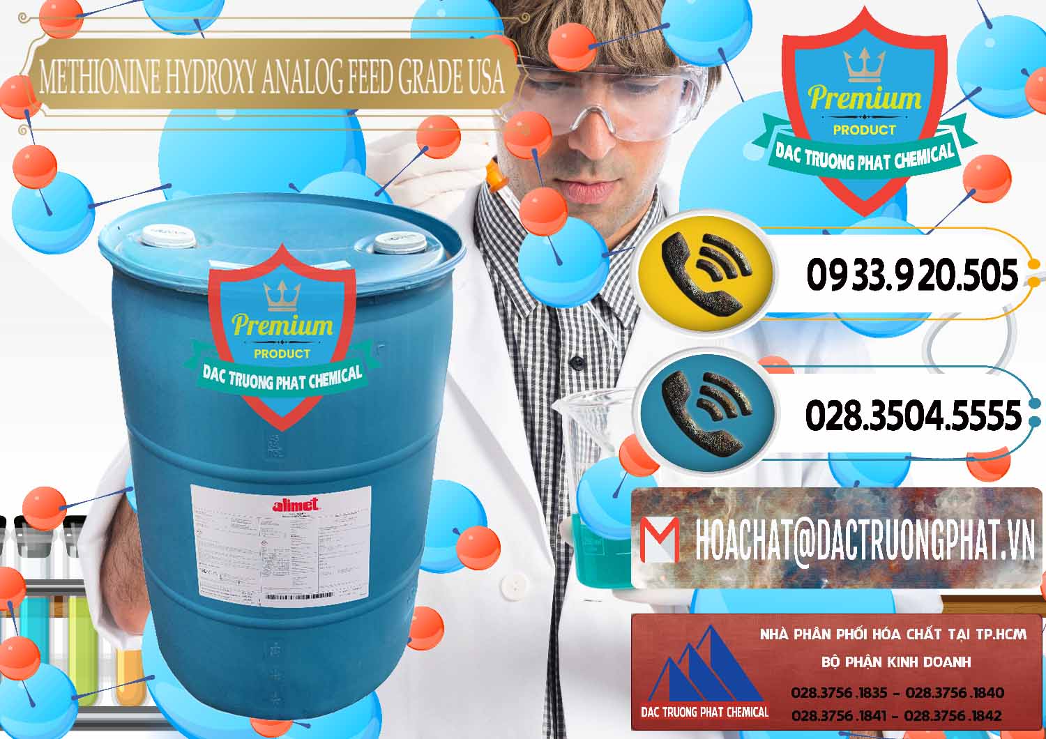 Đơn vị bán ( phân phối ) Methionine Nước - Dạng Lỏng Novus Alimet Mỹ USA - 0316 - Nhà cung cấp - kinh doanh hóa chất tại TP.HCM - hoachatdetnhuom.vn