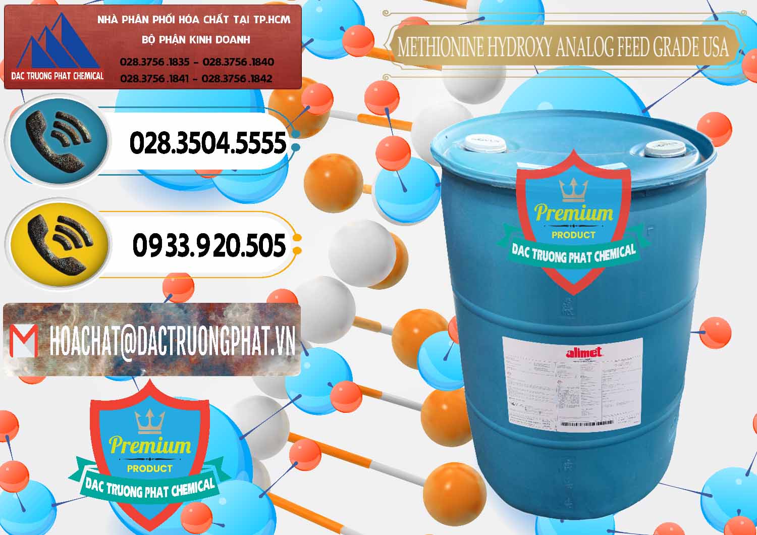 Nơi bán & cung ứng Methionine Nước - Dạng Lỏng Novus Alimet Mỹ USA - 0316 - Nhập khẩu - cung cấp hóa chất tại TP.HCM - hoachatdetnhuom.vn