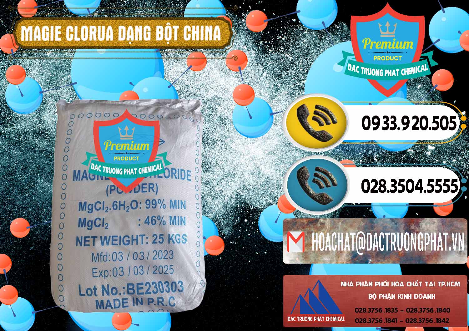 Đơn vị chuyên phân phối ( bán ) Magie Clorua – MGCL2 96% Dạng Bột Logo Kim Cương Trung Quốc China - 0387 - Nơi chuyên cung cấp và kinh doanh hóa chất tại TP.HCM - hoachatdetnhuom.vn