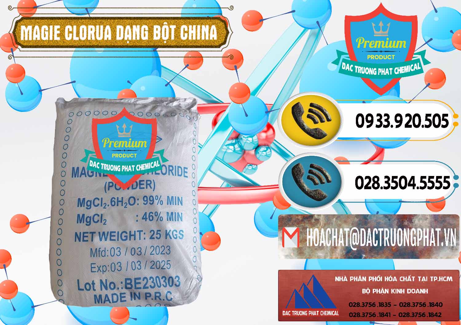 Cty chuyên bán & cung cấp Magie Clorua – MGCL2 96% Dạng Bột Logo Kim Cương Trung Quốc China - 0387 - Cty phân phối & cung ứng hóa chất tại TP.HCM - hoachatdetnhuom.vn