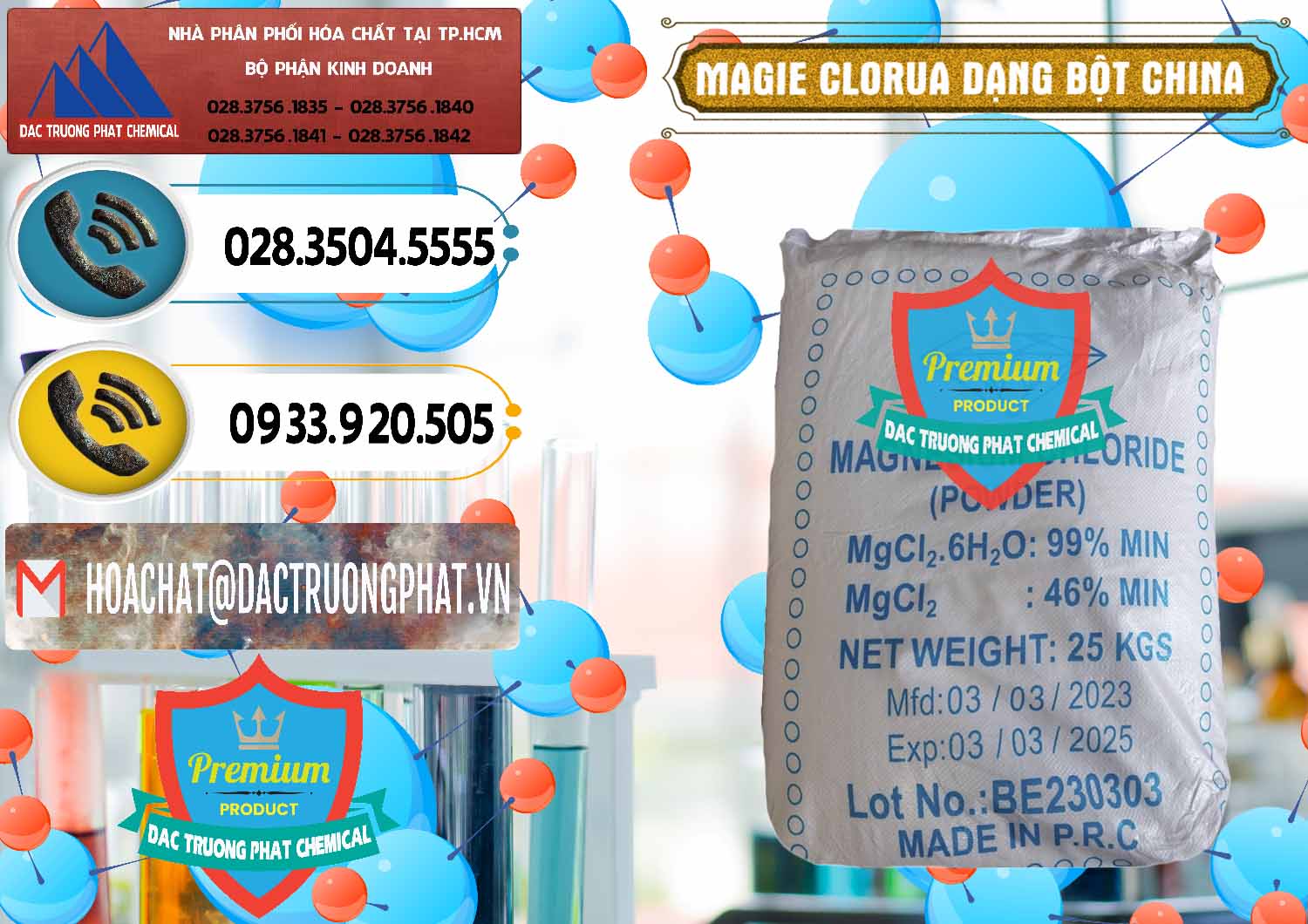 Phân phối và bán Magie Clorua – MGCL2 96% Dạng Bột Logo Kim Cương Trung Quốc China - 0387 - Nơi chuyên phân phối và bán hóa chất tại TP.HCM - hoachatdetnhuom.vn