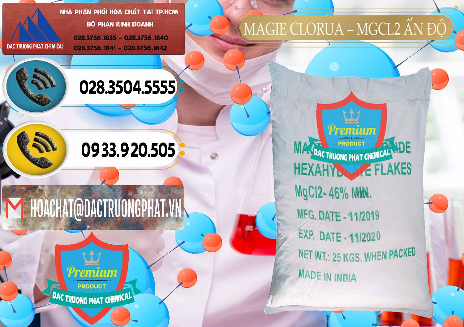 Cty chuyên bán - cung cấp Magie Clorua – MGCL2 46% Dạng Vảy Ấn Độ India - 0092 - Công ty chuyên phân phối - cung ứng hóa chất tại TP.HCM - hoachatdetnhuom.vn