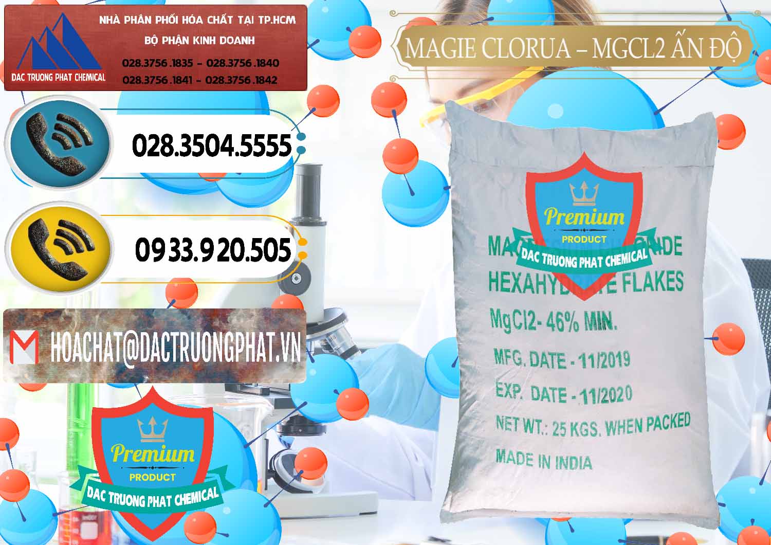 Nơi cung cấp & bán Magie Clorua – MGCL2 46% Dạng Vảy Ấn Độ India - 0092 - Cty chuyên kinh doanh ( cung cấp ) hóa chất tại TP.HCM - hoachatdetnhuom.vn