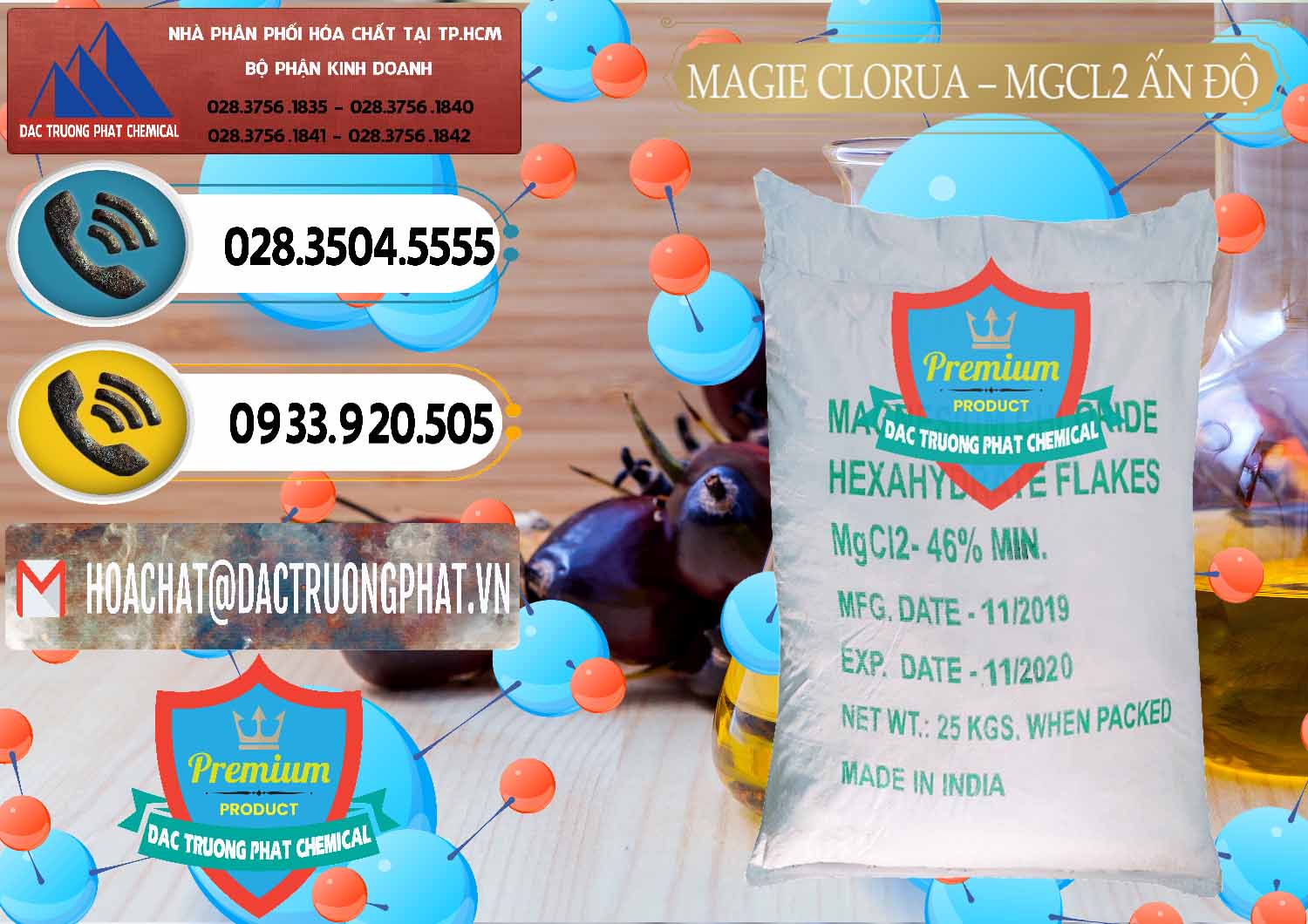 Công ty chuyên bán _ cung cấp Magie Clorua – MGCL2 46% Dạng Vảy Ấn Độ India - 0092 - Chuyên cung cấp ( phân phối ) hóa chất tại TP.HCM - hoachatdetnhuom.vn
