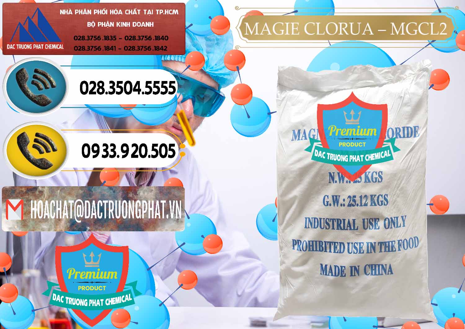 Công ty chuyên cung cấp - bán Magie Clorua – MGCL2 96% Dạng Vảy Trung Quốc China - 0091 - Nhà phân phối _ cung ứng hóa chất tại TP.HCM - hoachatdetnhuom.vn