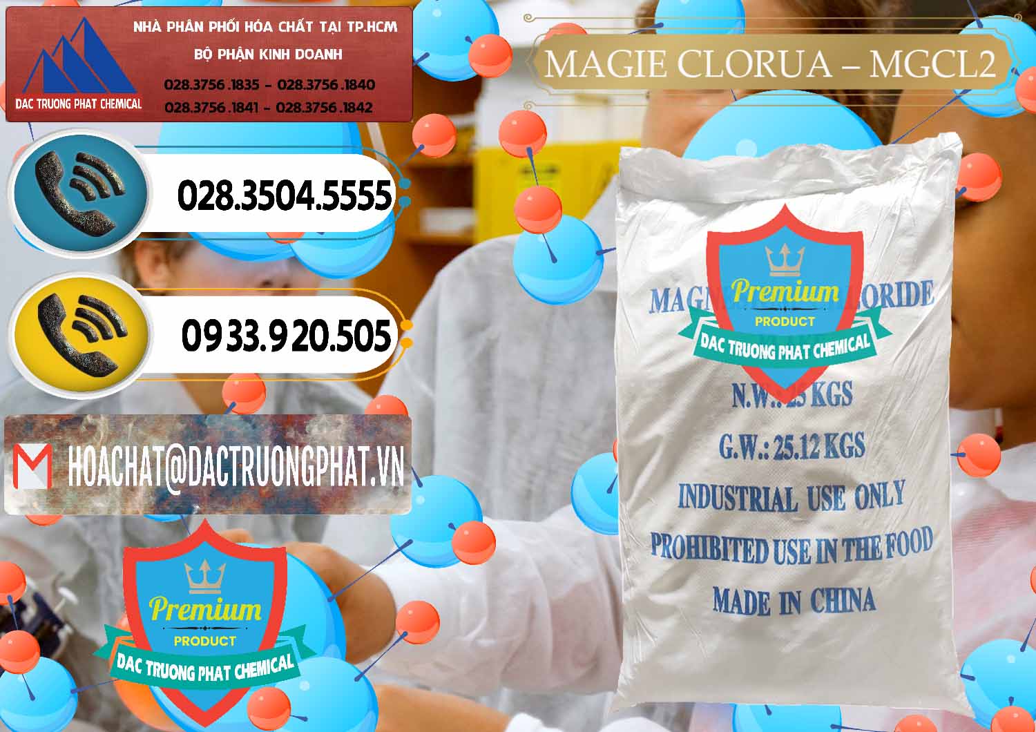 Nơi cung cấp _ bán Magie Clorua – MGCL2 96% Dạng Vảy Trung Quốc China - 0091 - Đơn vị cung cấp ( nhập khẩu ) hóa chất tại TP.HCM - hoachatdetnhuom.vn