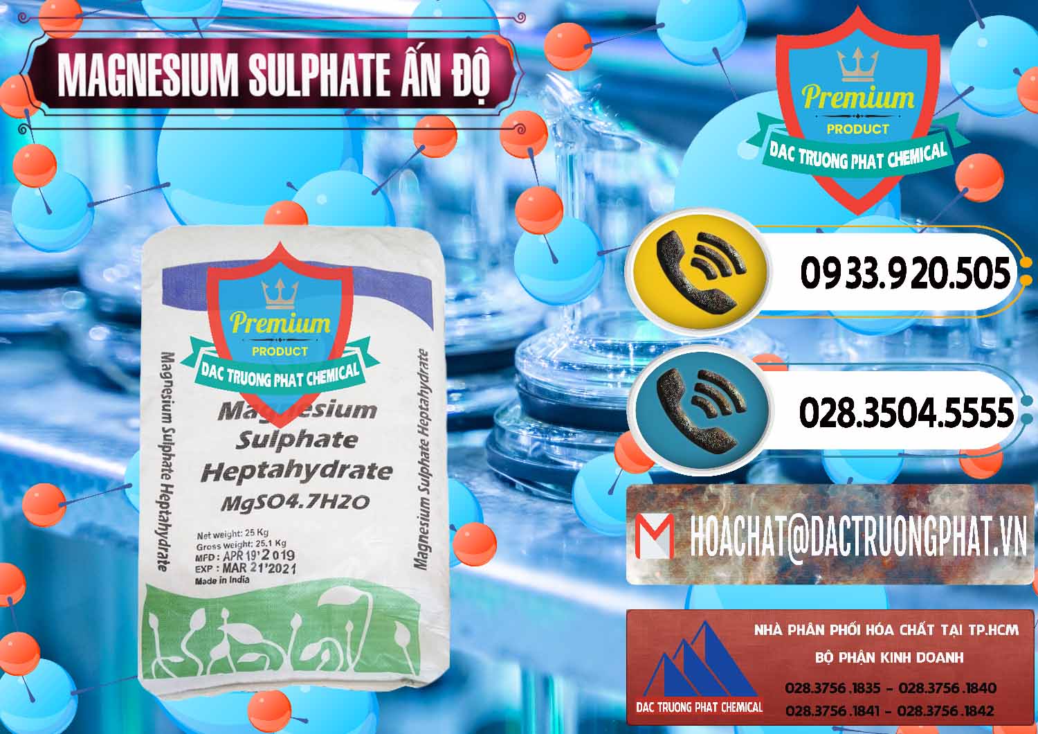 Nhà nhập khẩu & bán MGSO4.7H2O – Magnesium Sulphate Heptahydrate Ấn Độ India - 0362 - Cty cung cấp _ phân phối hóa chất tại TP.HCM - hoachatdetnhuom.vn