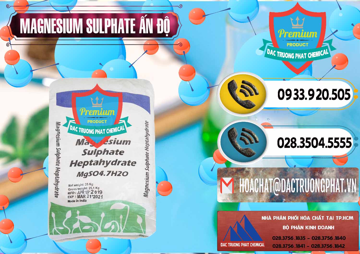 Chuyên cung cấp và bán MGSO4.7H2O – Magnesium Sulphate Heptahydrate Ấn Độ India - 0362 - Phân phối và cung cấp hóa chất tại TP.HCM - hoachatdetnhuom.vn