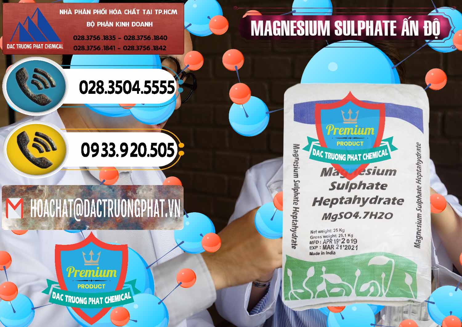 Nơi phân phối _ bán MGSO4.7H2O – Magnesium Sulphate Heptahydrate Ấn Độ India - 0362 - Phân phối và kinh doanh hóa chất tại TP.HCM - hoachatdetnhuom.vn