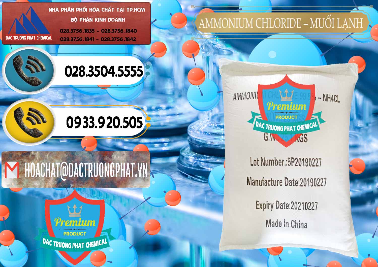 Bán & cung ứng Ammonium Chloride - Muối Lạnh NH4CL Trung Quốc China - 0021 - Nơi phân phối ( cung cấp ) hóa chất tại TP.HCM - hoachatdetnhuom.vn