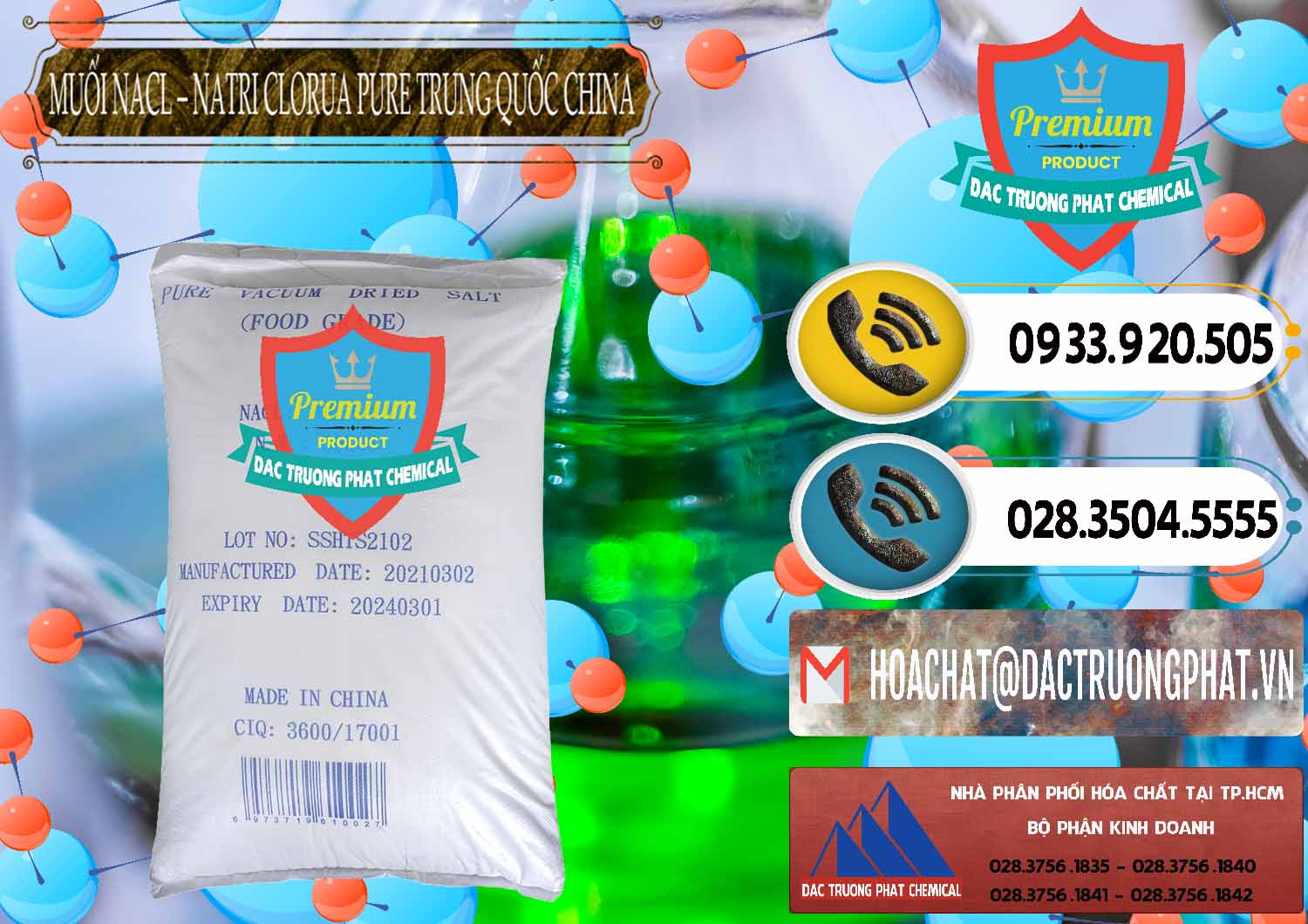 Nơi chuyên kinh doanh & bán Muối NaCL – Sodium Chloride Pure Trung Quốc China - 0230 - Nơi chuyên cung cấp - kinh doanh hóa chất tại TP.HCM - hoachatdetnhuom.vn