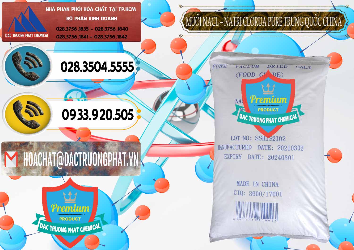 Cty bán & cung cấp Muối NaCL – Sodium Chloride Pure Trung Quốc China - 0230 - Đơn vị kinh doanh _ cung cấp hóa chất tại TP.HCM - hoachatdetnhuom.vn