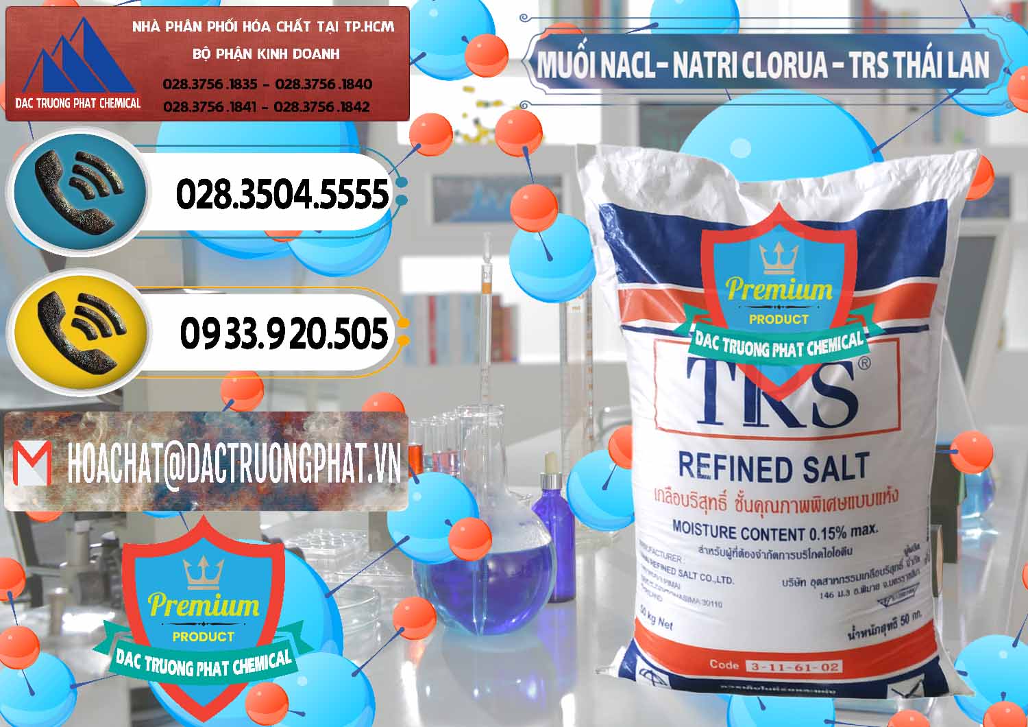 Nơi chuyên phân phối - bán Muối NaCL – Sodium Chloride TRS Thái Lan - 0096 - Cung cấp và kinh doanh hóa chất tại TP.HCM - hoachatdetnhuom.vn