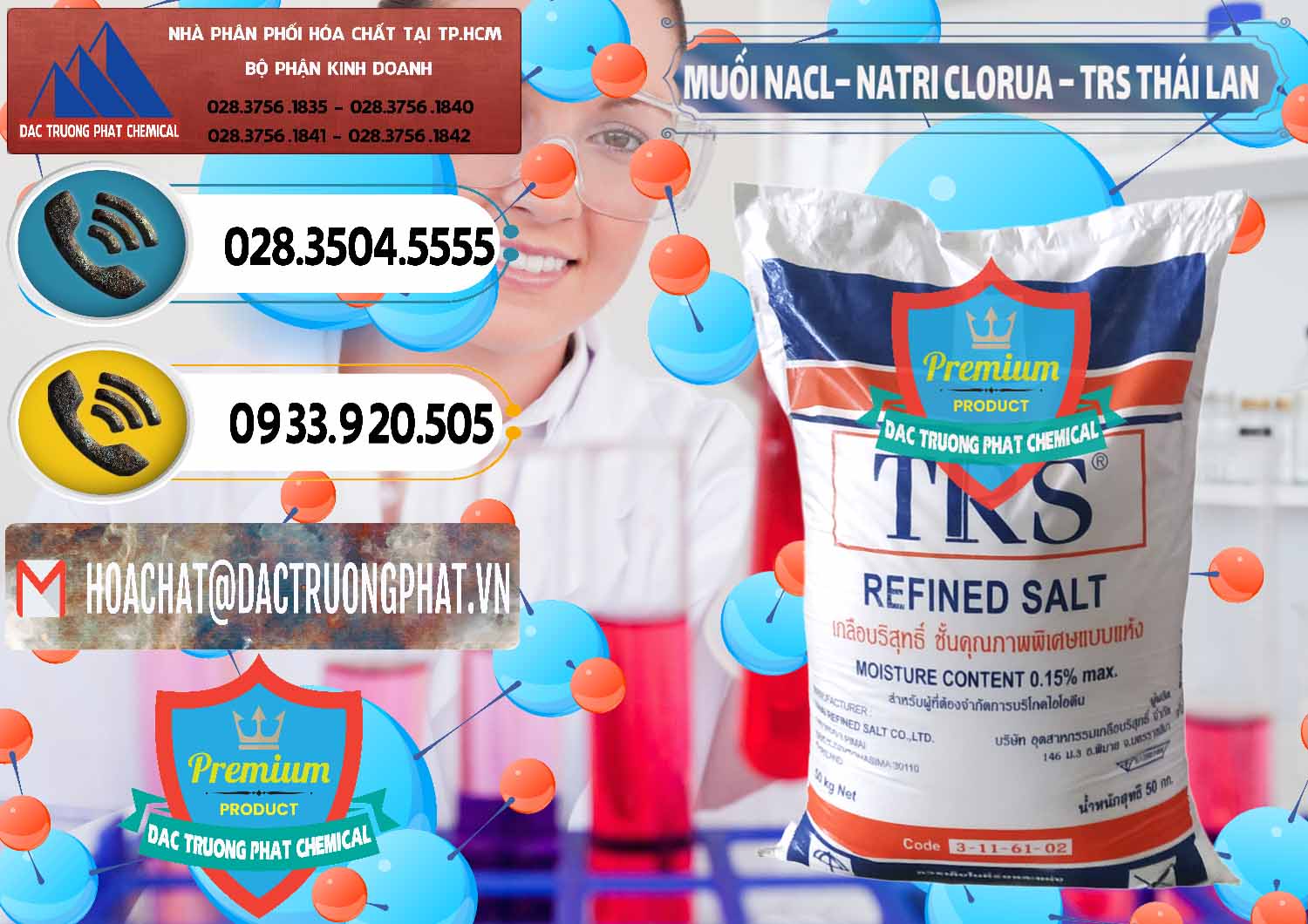 Đơn vị cung cấp ( bán ) Muối NaCL – Sodium Chloride TRS Thái Lan - 0096 - Nhà nhập khẩu và phân phối hóa chất tại TP.HCM - hoachatdetnhuom.vn