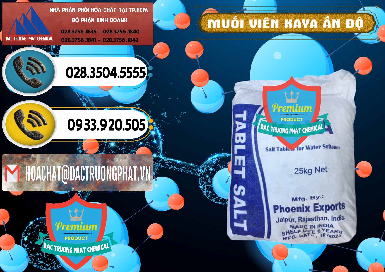 Nơi chuyên bán _ cung cấp Muối NaCL – Sodium Chloride Dạng Viên Tablets Kaya Ấn Độ India - 0368 - Nhà nhập khẩu _ phân phối hóa chất tại TP.HCM - hoachatdetnhuom.vn