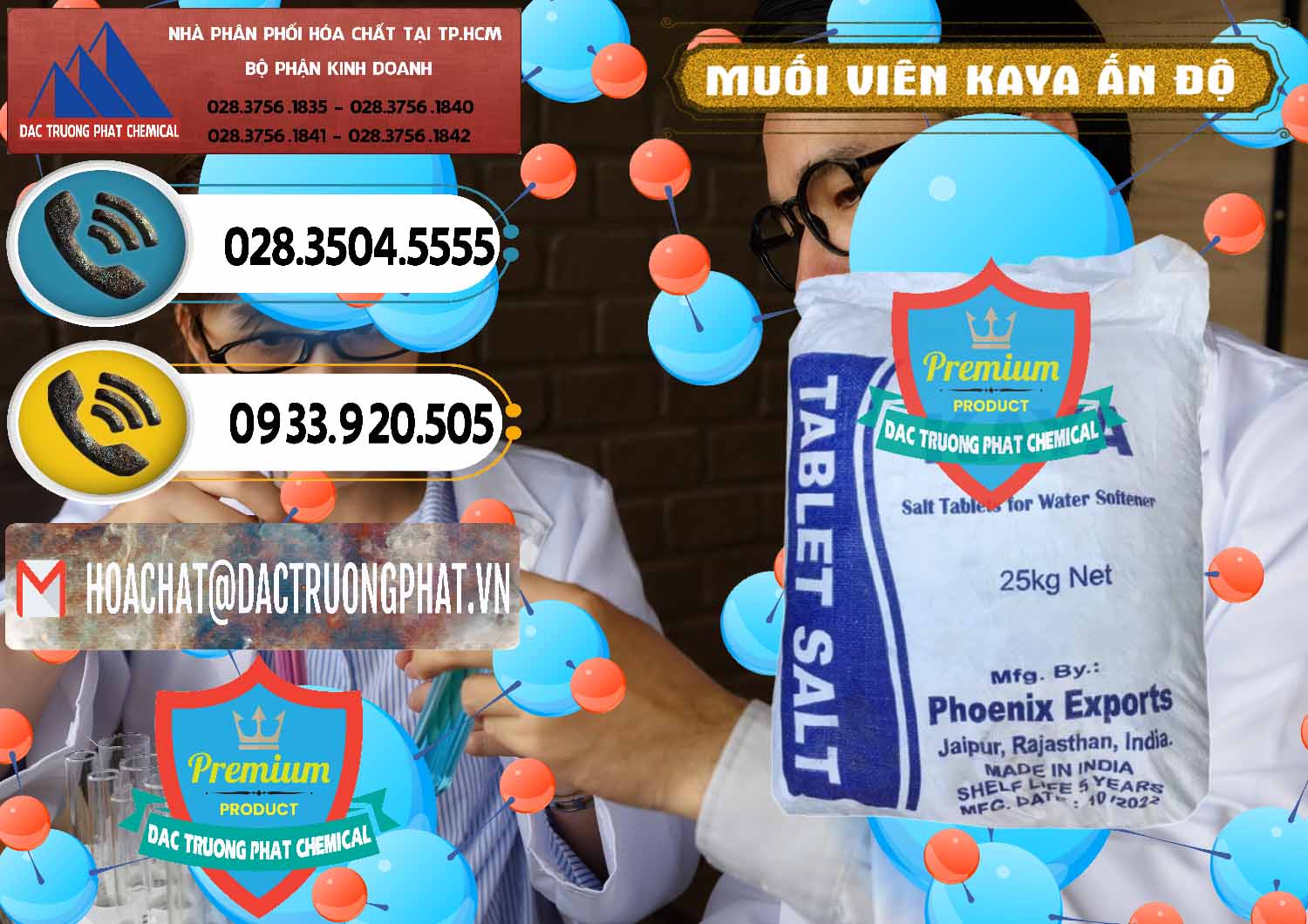 Nơi bán - cung ứng Muối NaCL – Sodium Chloride Dạng Viên Tablets Kaya Ấn Độ India - 0368 - Công ty phân phối và cung cấp hóa chất tại TP.HCM - hoachatdetnhuom.vn