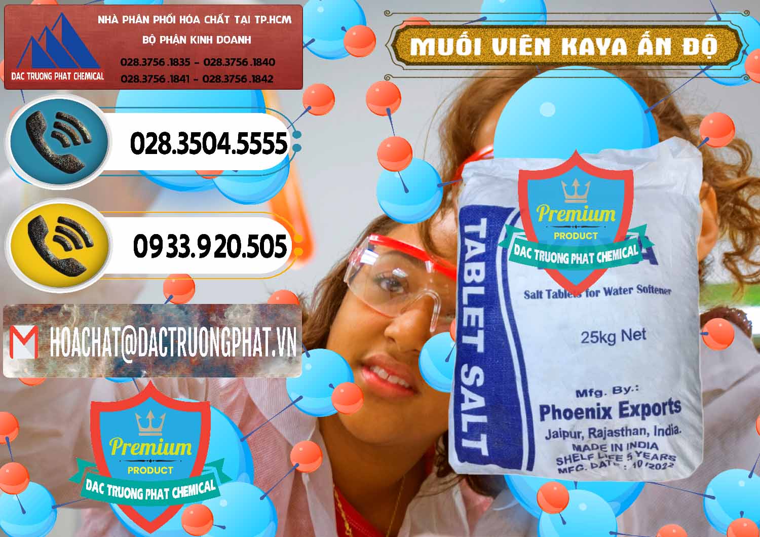 Cty bán & cung ứng Muối NaCL – Sodium Chloride Dạng Viên Tablets Kaya Ấn Độ India - 0368 - Chuyên cung ứng và phân phối hóa chất tại TP.HCM - hoachatdetnhuom.vn