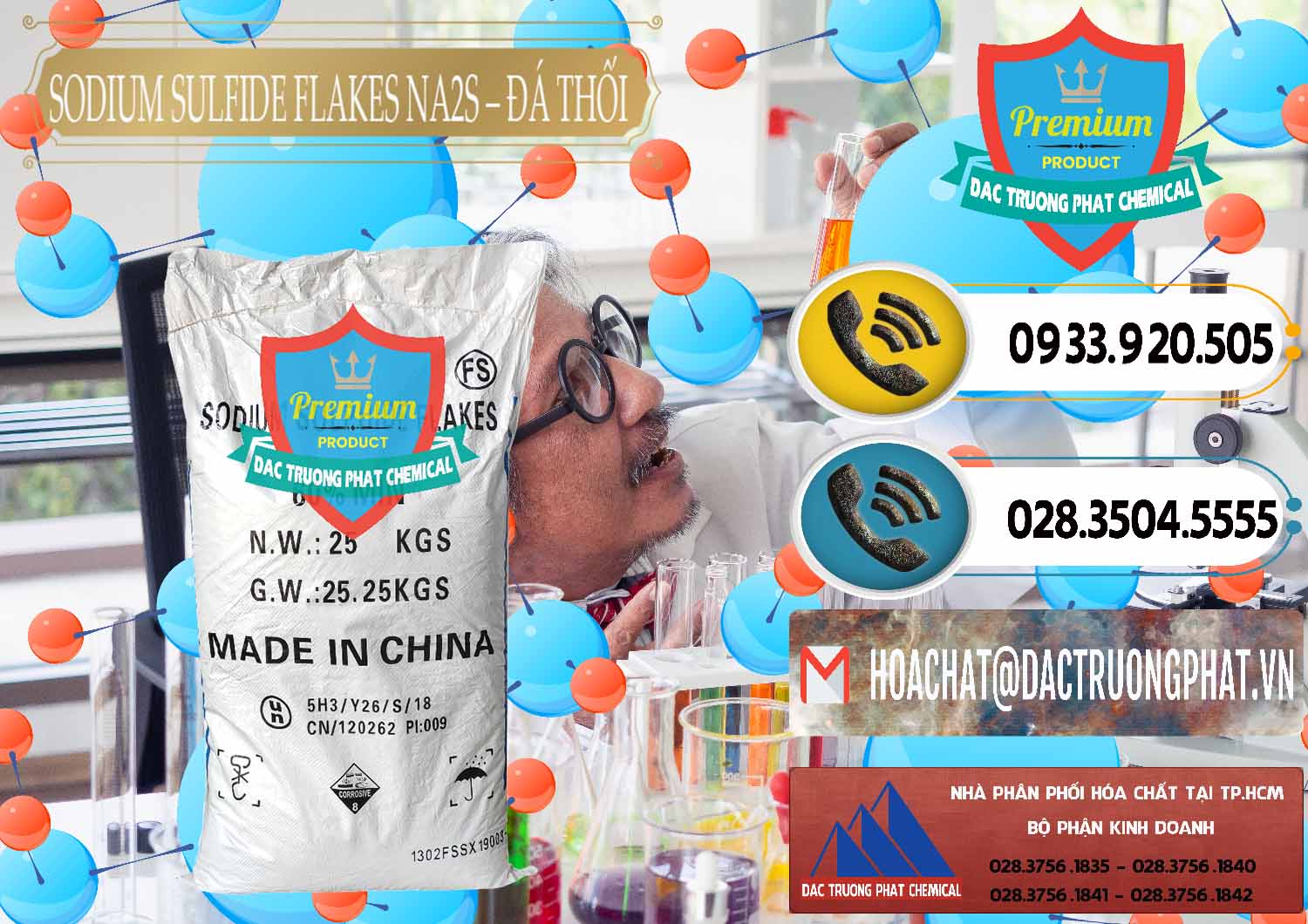 Chuyên bán & cung ứng Sodium Sulfide Flakes NA2S – Đá Thối Đỏ Trung Quốc China - 0150 - Phân phối - kinh doanh hóa chất tại TP.HCM - hoachatdetnhuom.vn